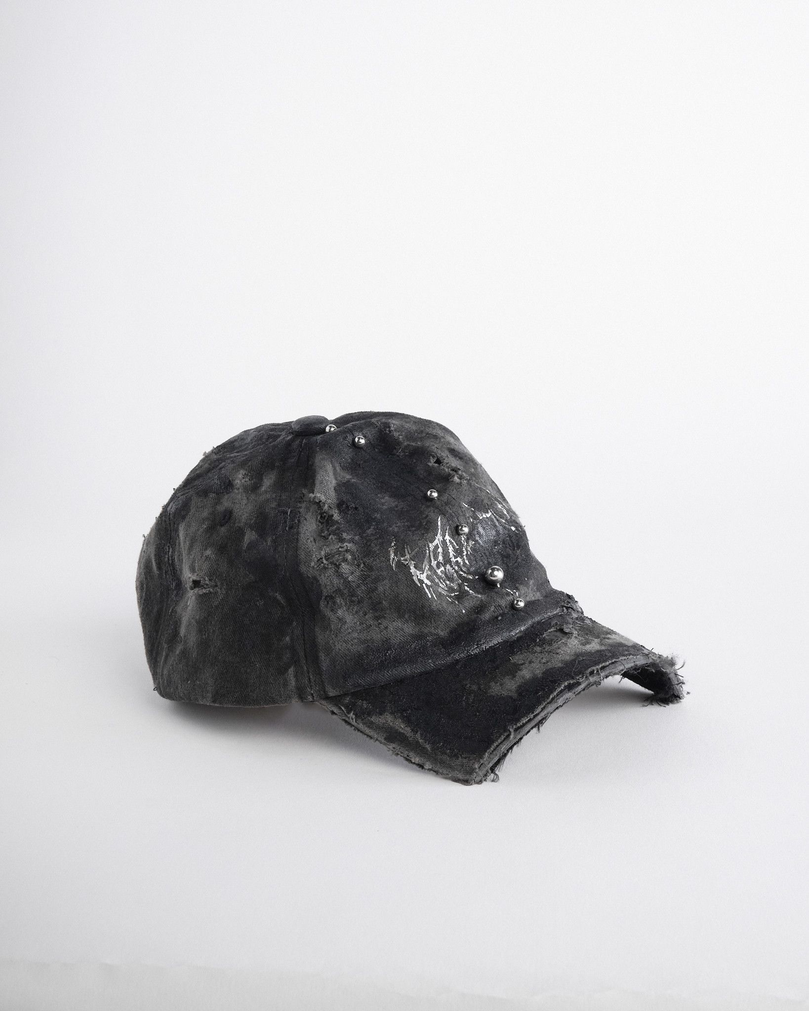 Other ASTROBOI* 'Indie XXX' Black .5 Visor Pierced Hat Size ONE SIZE - 7 Thumbnail
