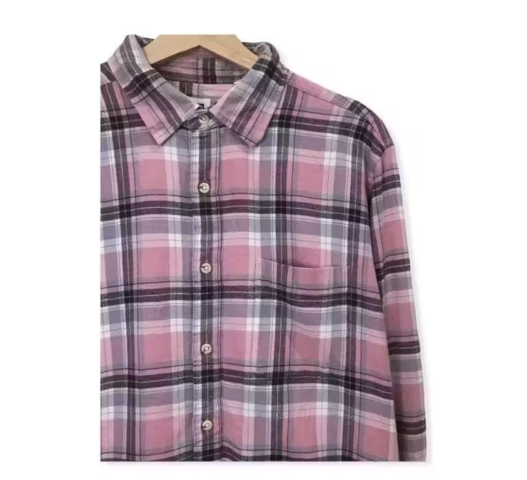 Japanese Brand Japanese Brand Uniqlo Flannel Shirt Button Up Size US XL / EU 56 / 4 - 3 Thumbnail