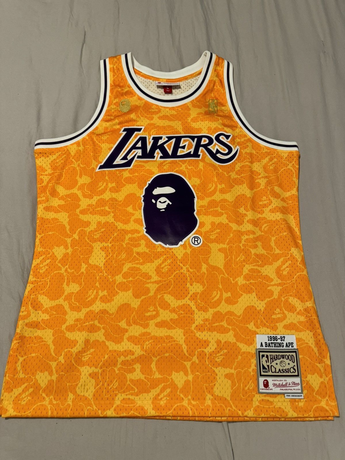 Lakers x Bape Jersey - 2XL popular