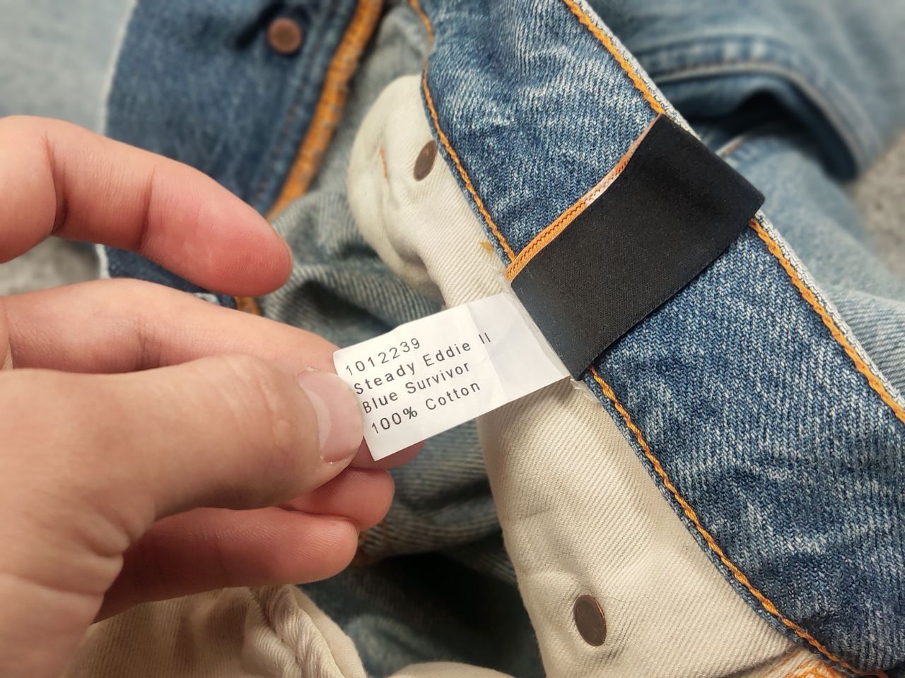 Nudie Jeans Nudie Jeans steady eddie ii Blue servivor Vintage Denim Size US 30 / EU 46 - 18 Thumbnail