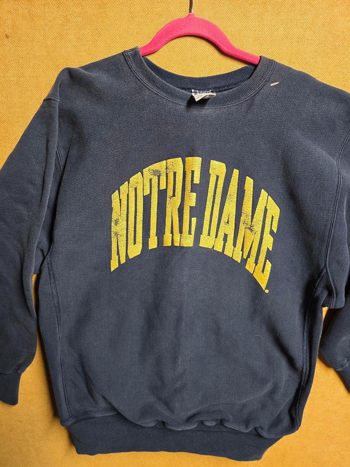 Champion Vintage Champion Reverse Weave Men’s XXL Crewneck Notre Dame Size US XXL / EU 58 / 5 - 2 Thumbnail