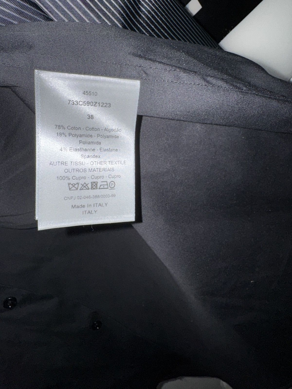 Dior Hedi Slimane era Dior slim fit dior button up shirt Size US M / EU 48-50 / 2 - 4 Thumbnail