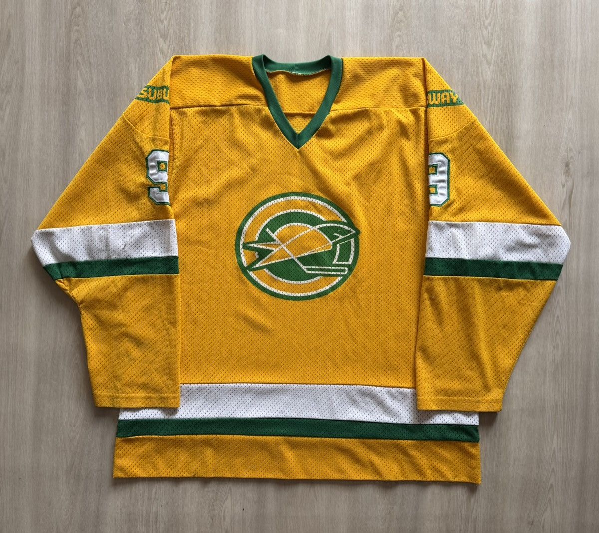 Vintage Rare Vintage 70s California Golden Seals Hockey # 9 Jersey Size US XXL / EU 58 / 5 - 1 Thumbnail