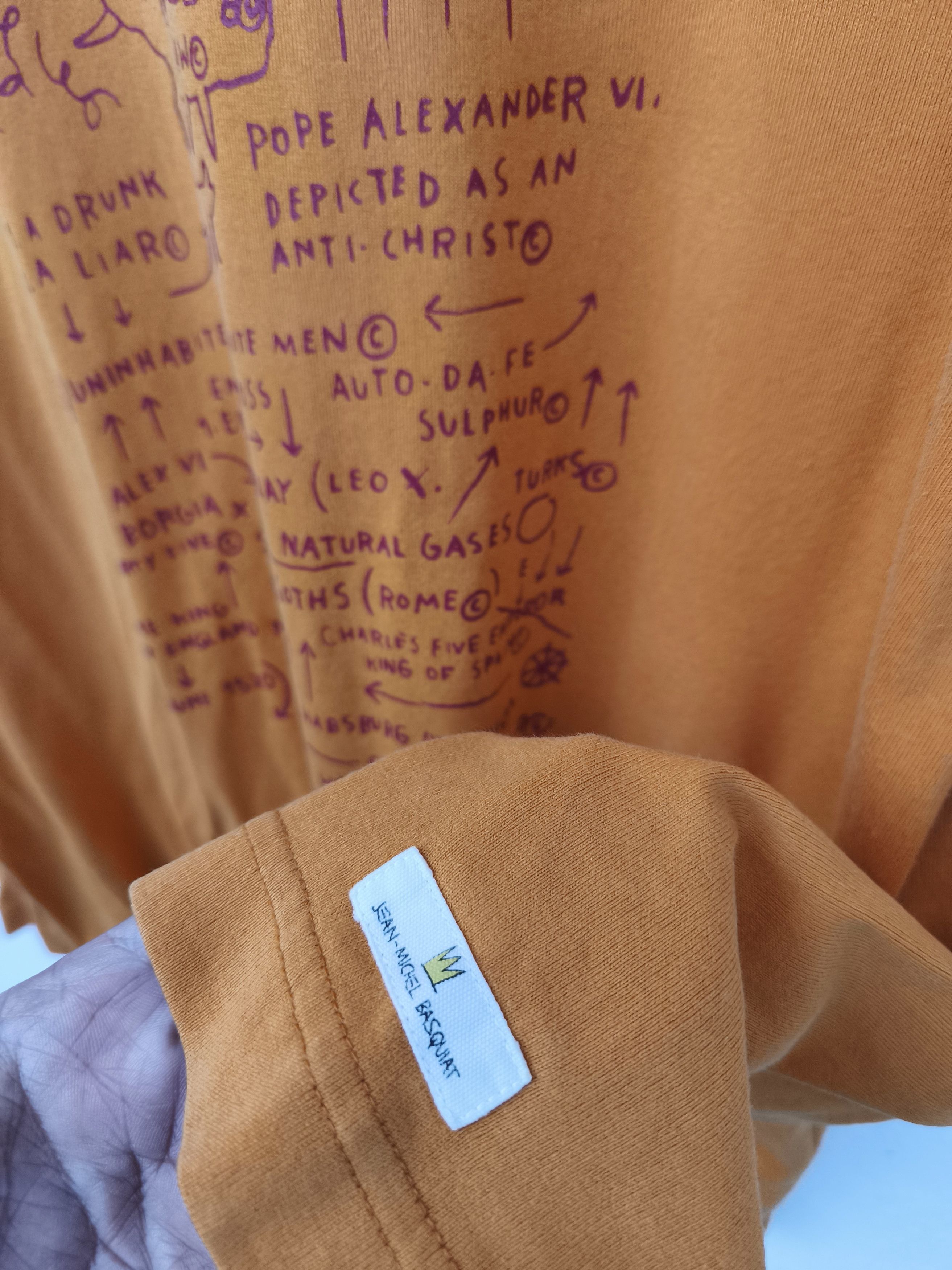 Jean-Michel Basquiat 🔥 Vintage Jean Michel Basquiat t shirt art long sleeve Size US L / EU 52-54 / 3 - 5 Thumbnail