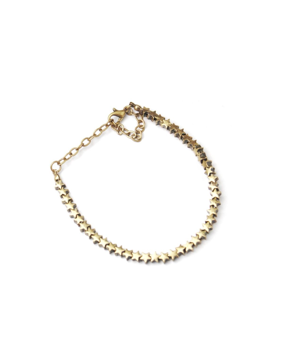 Vintage 2000S JAPANESE MADE STARRY GLOW GOLD-TONE BRACELET Size ONE SIZE - 1 Thumbnail