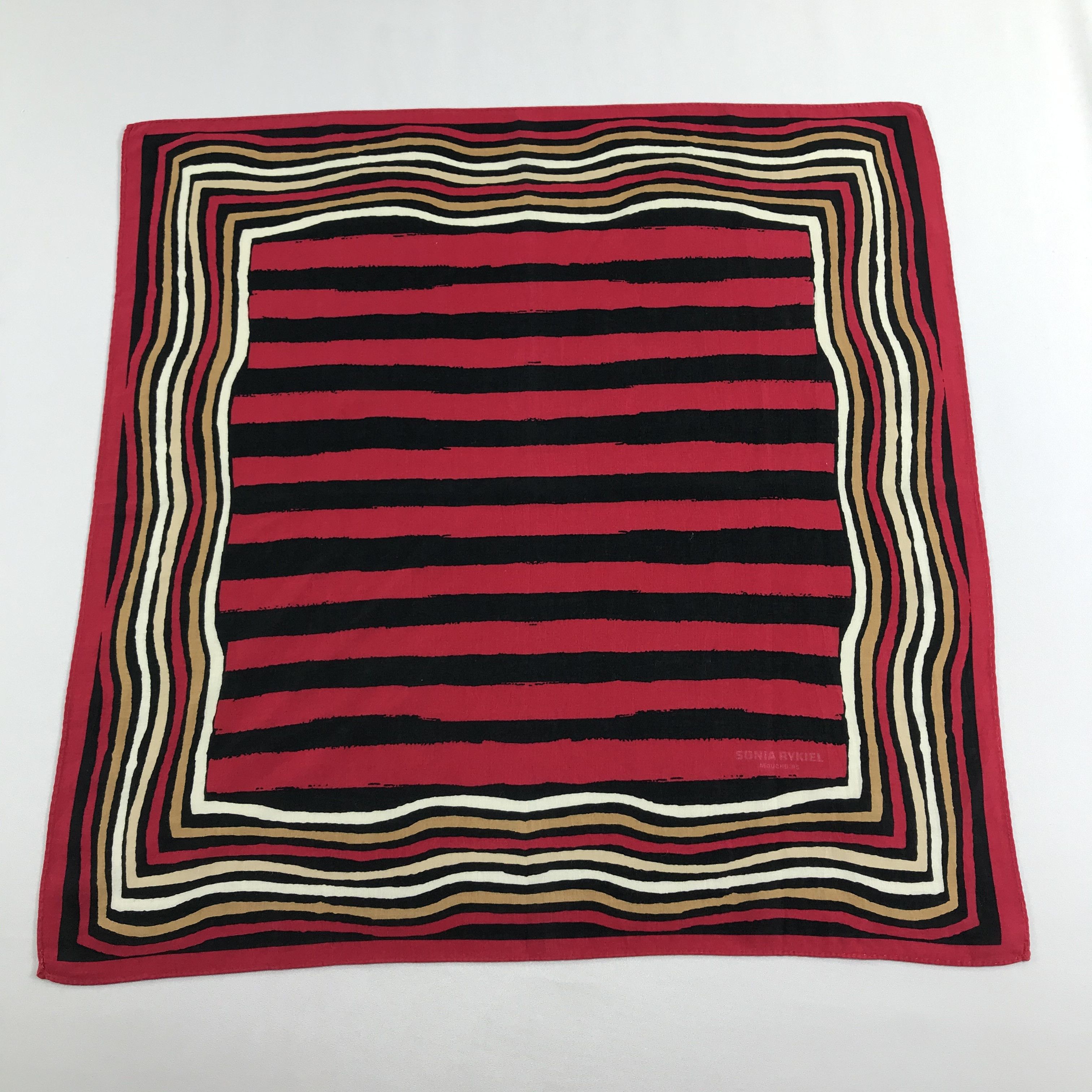 Sonia Rykiel Sonia Rykiel Handkerchief Neckerchief Bandana H1159 Size ONE SIZE - 1 Thumbnail