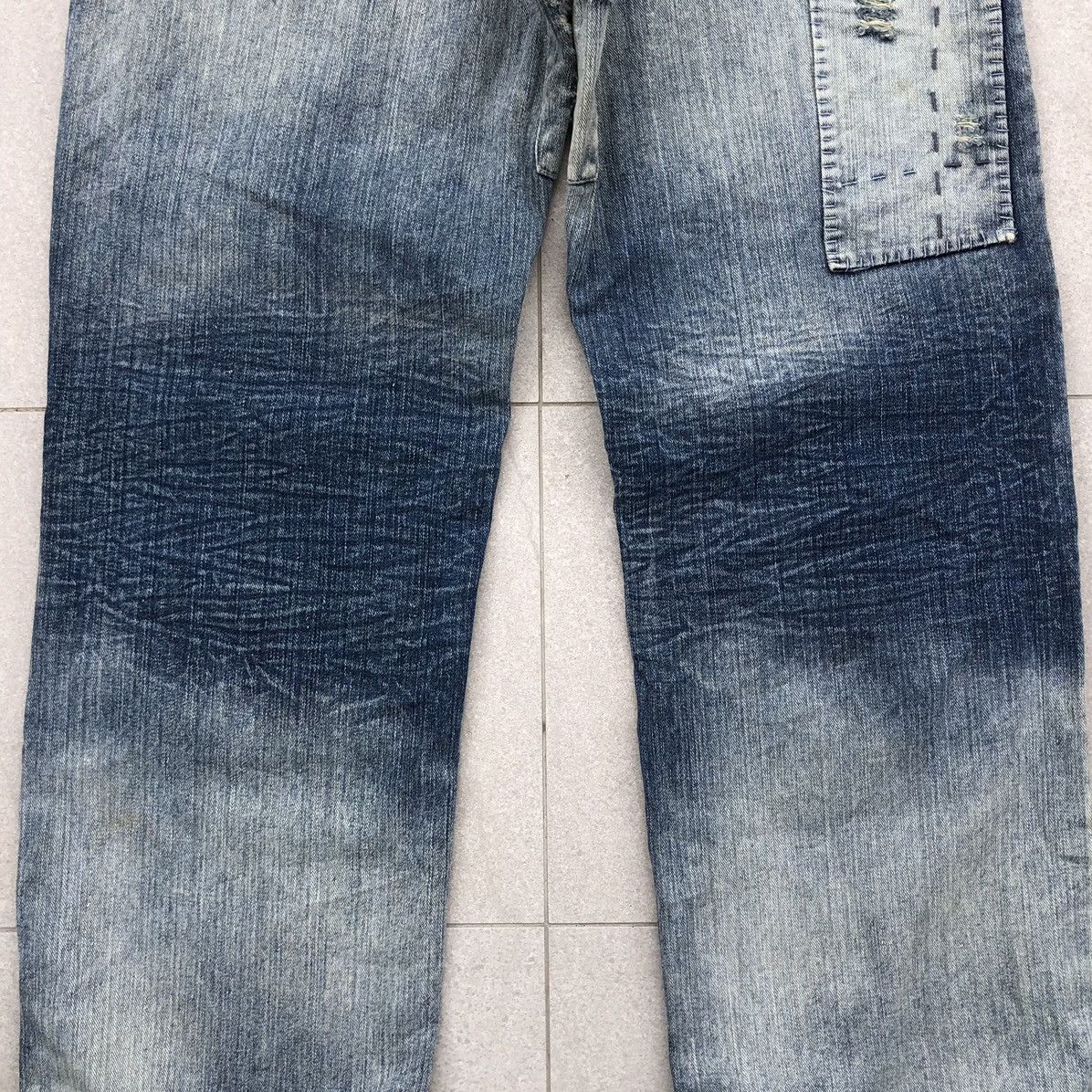 Japanese Brand CIRCUM Embroidery Patchwork Pant Kapital Archive Inspired Size US 33 - 11 Thumbnail