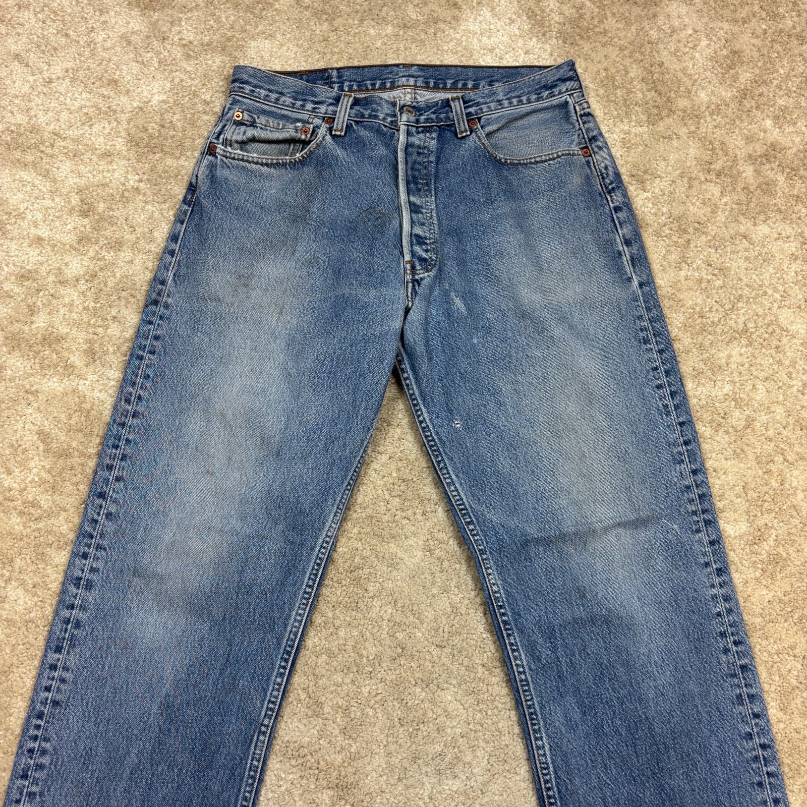 Levi's × Vintage Vintage 90s Levi's 517 Boot Cut Jeans 34x32 (Actual 32x31) Size US 32 / EU 48 - 4 Thumbnail