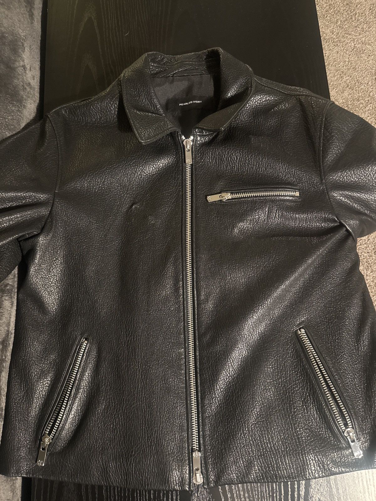 Other GRAIN BLOUSON JACKET - LEATHER Size US XL / EU 56 / 4 - 2 Thumbnail