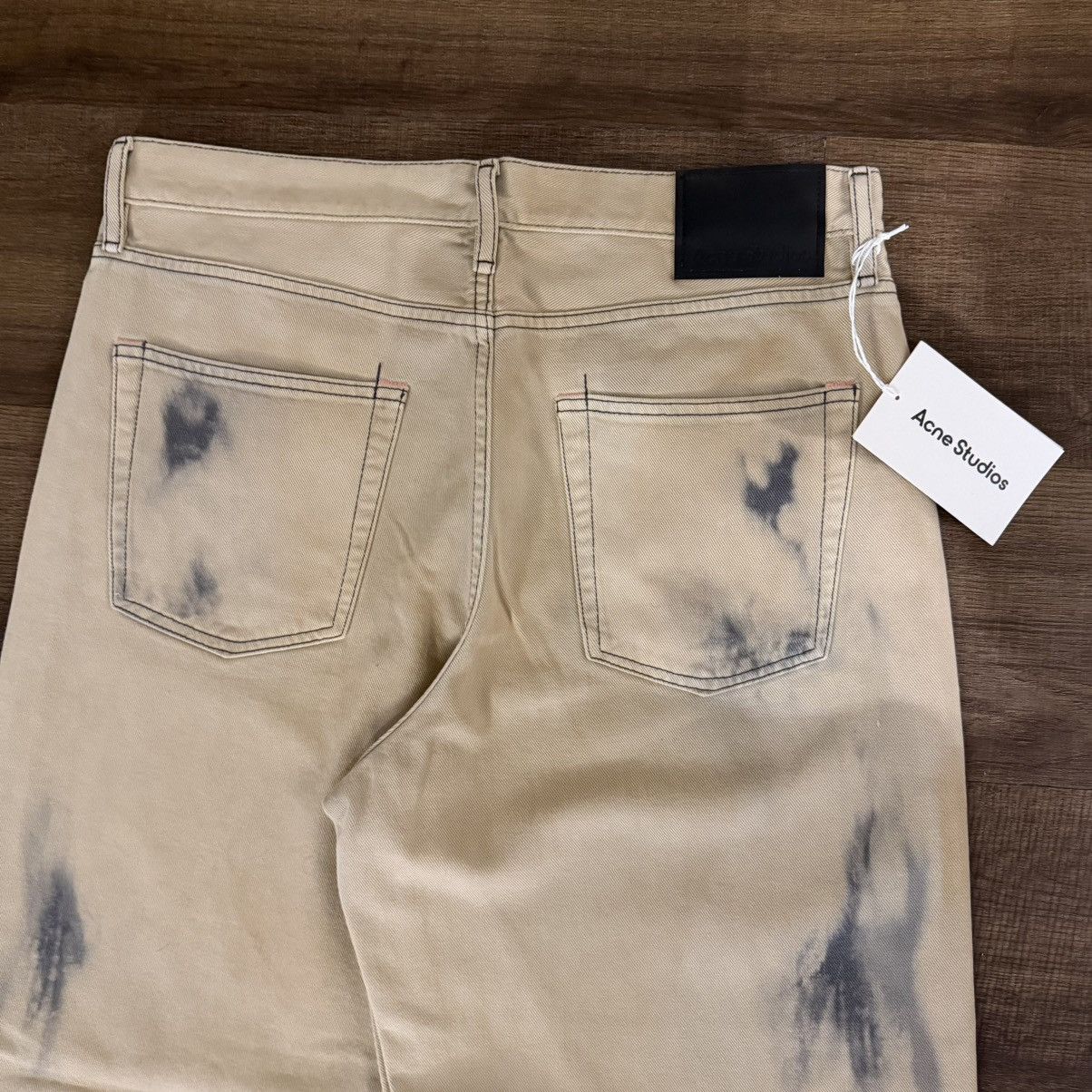 Acne Studios Acne Studios 1981M FN Smokey Jeans Beige/Black Size US 33 - 5 Thumbnail