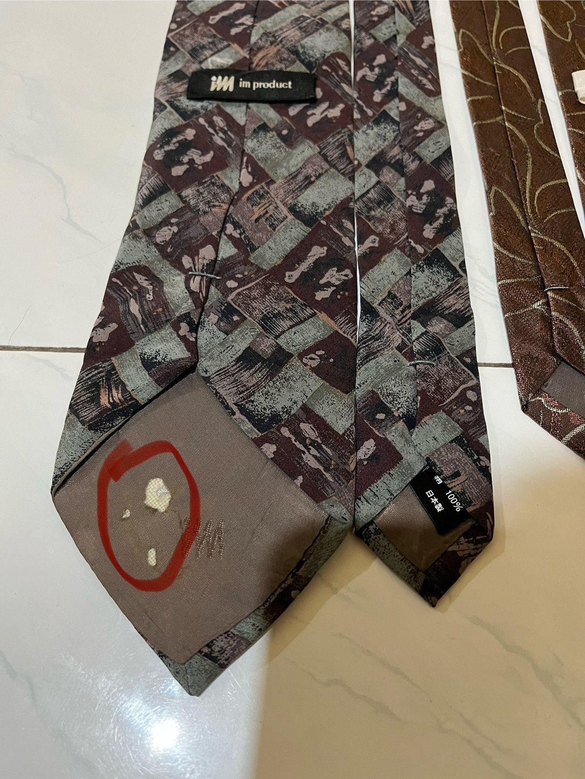 Issey Miyake 🔥Vintage Issey Miyake Ties Size ONE SIZE - 7 Thumbnail