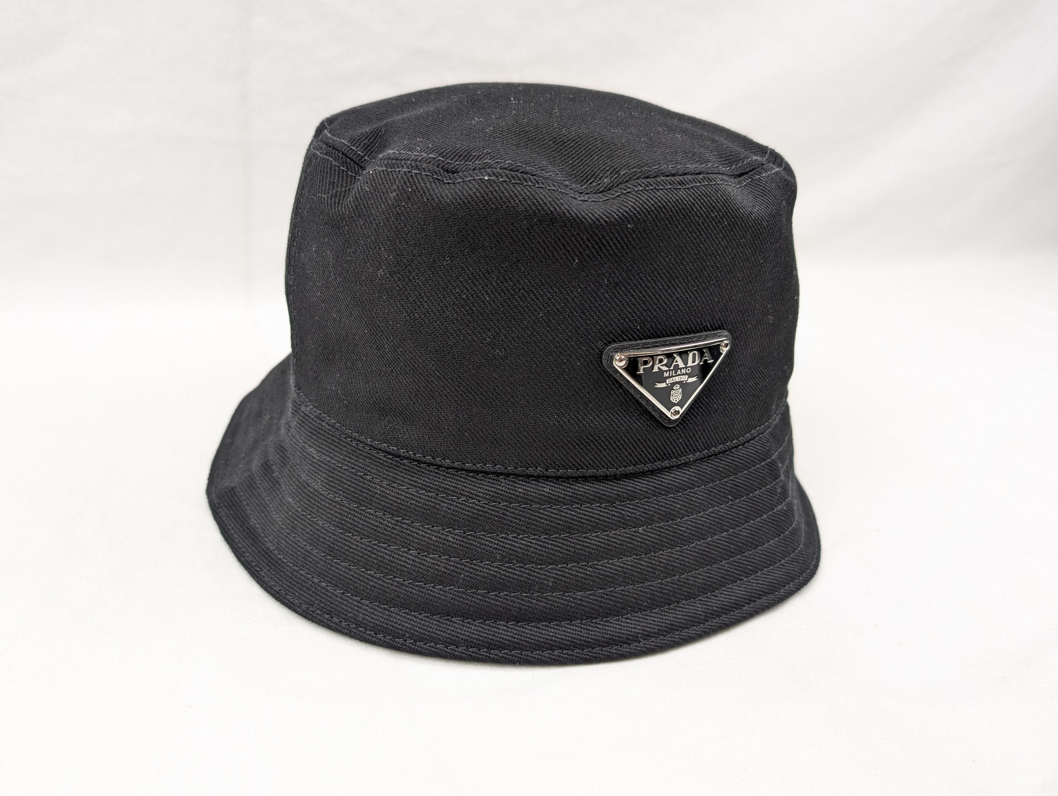 Prada o1rshd1 Size: M / Bucket Hat / Cap in Nero Size ONE SIZE - 6 Thumbnail
