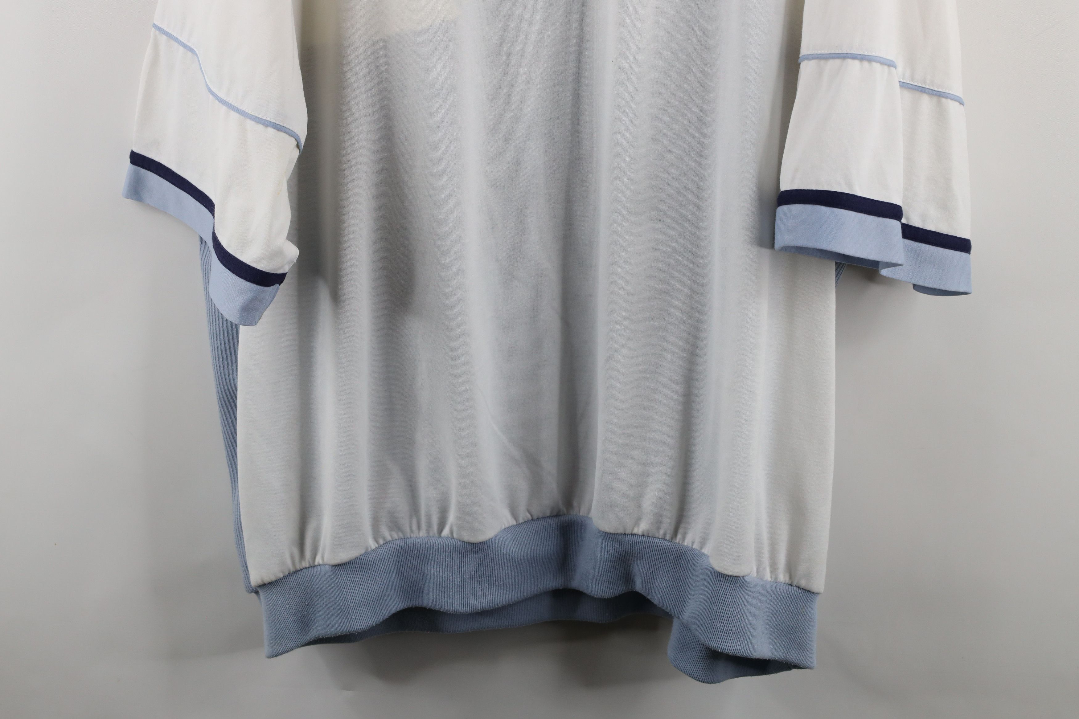 Vintage Vintage 90s Streetwear Knit Striped Pullover Polo Shirt Size US XXL / EU 58 / 5 - 15 Thumbnail