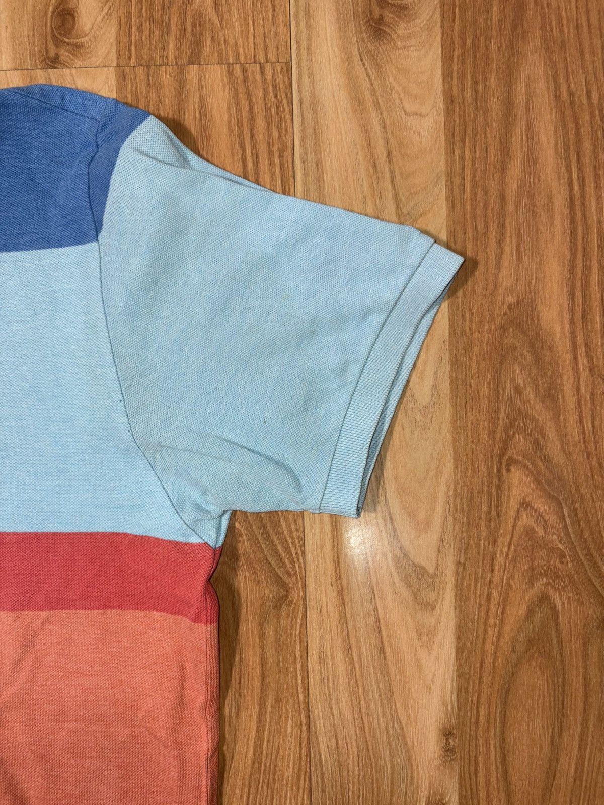 Polo Ralph Lauren U.S. Polo Assn. Striped Pique Polo Shirt Colorblock Size US S / EU 44-46 / 1 - 5 Thumbnail