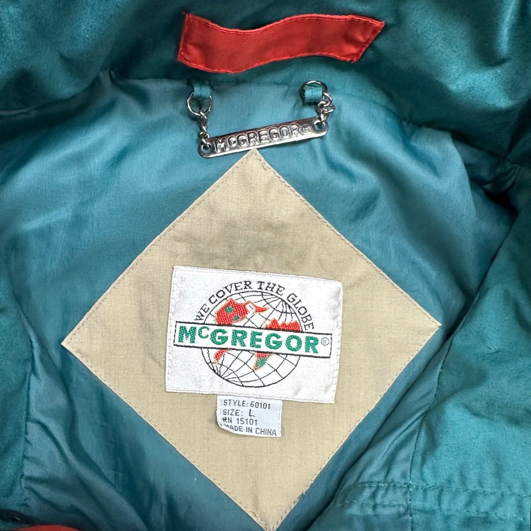McGregor VINTAGE McGregor Jacket Mens L Tan Full Zip Lightweight Quilted Pockets 90s Theme Size US L / EU 52-54 / 3 - 5 Thumbnail