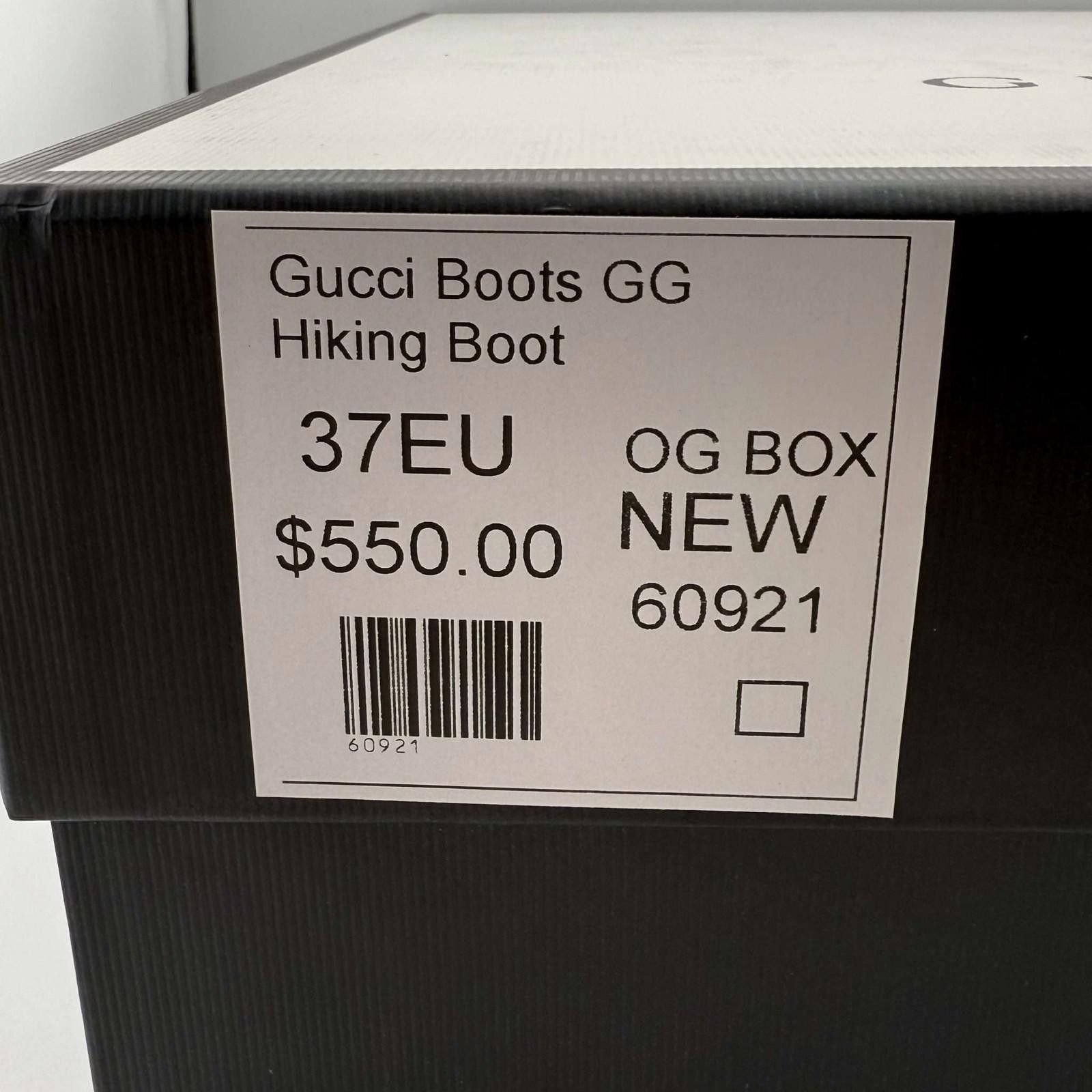 Gucci Gucci Boots GG Hiking Boot 37EU New with Box Size US 7 / IT 37 - 9 Thumbnail