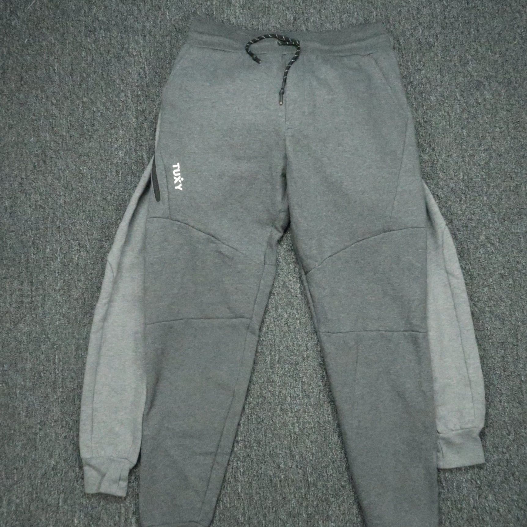 Vintage Tuxy Mens Hoodie Sweat Jumpsuit One Piece Zip Up Gray M Sweatshirt Set Hoodie and Pants Regular Fit Casual Activewear/Sweatsuit Mens Size US M / EU 48-50 / 2 - 5 Thumbnail