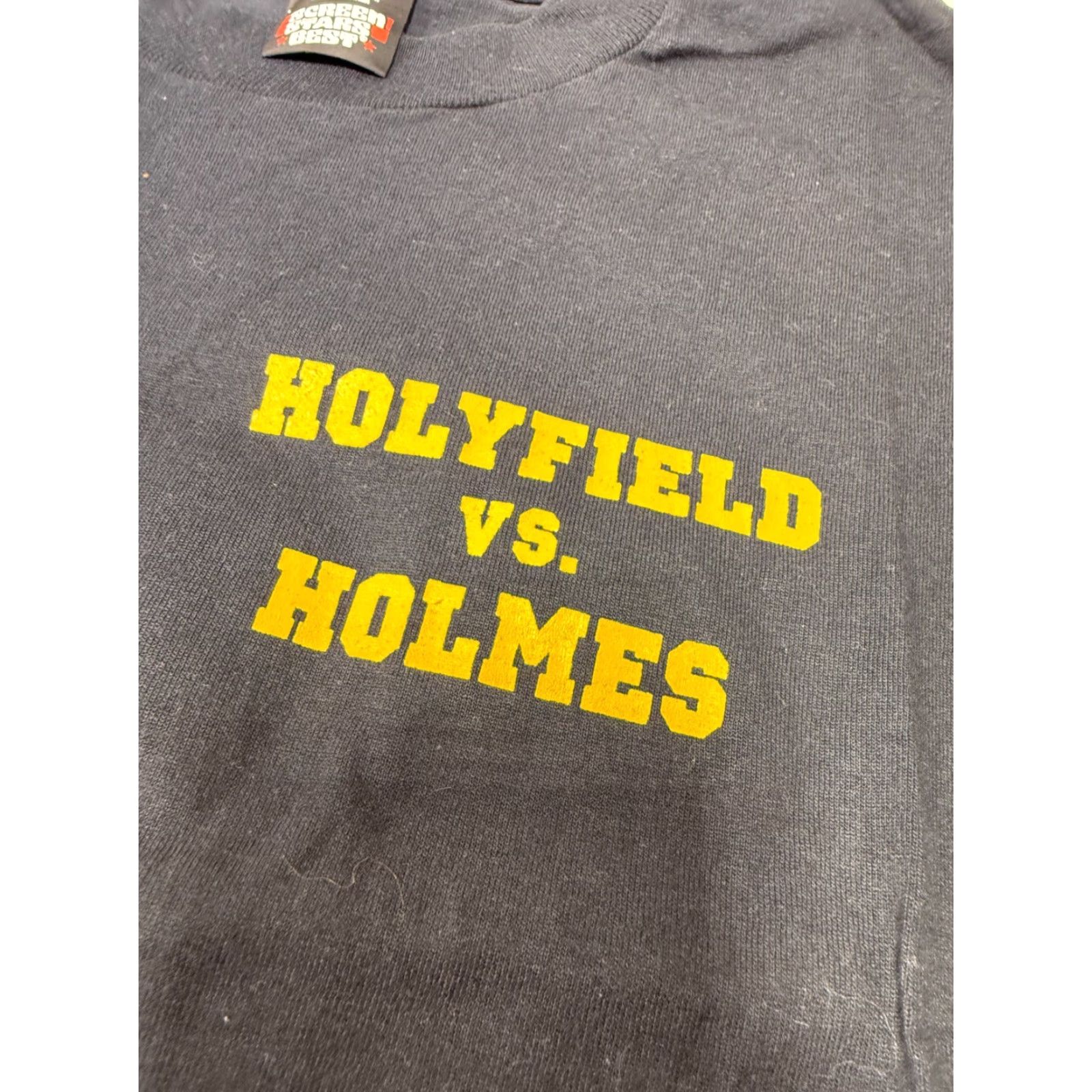 Vintage Vintage 1992 Holyfield vs Holmes Heavyweight Boxing Fight T Shirt XL PROMO SCREEN STARS BEST Size US XL / EU 56 / 4 - 3 Thumbnail