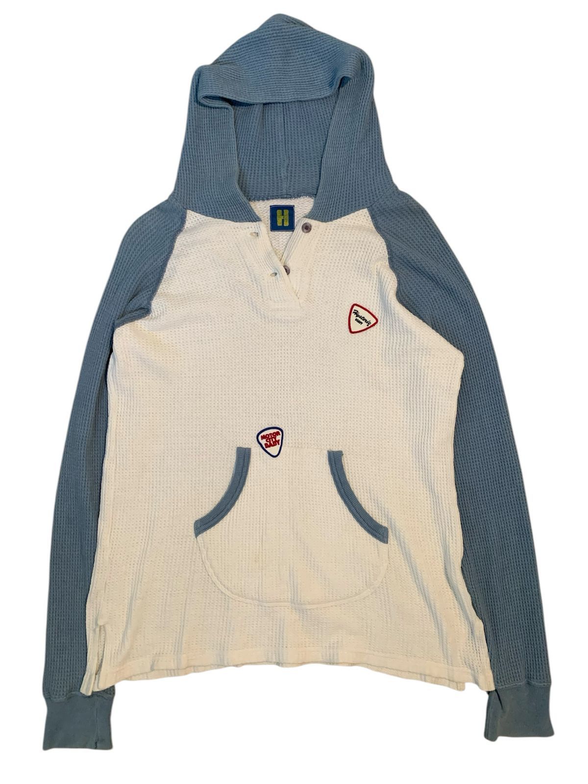 Hysteric Glamour 2000s Hysteric glamour knit wear hoodie patch work Size US M / EU 48-50 / 2 - 1 Thumbnail