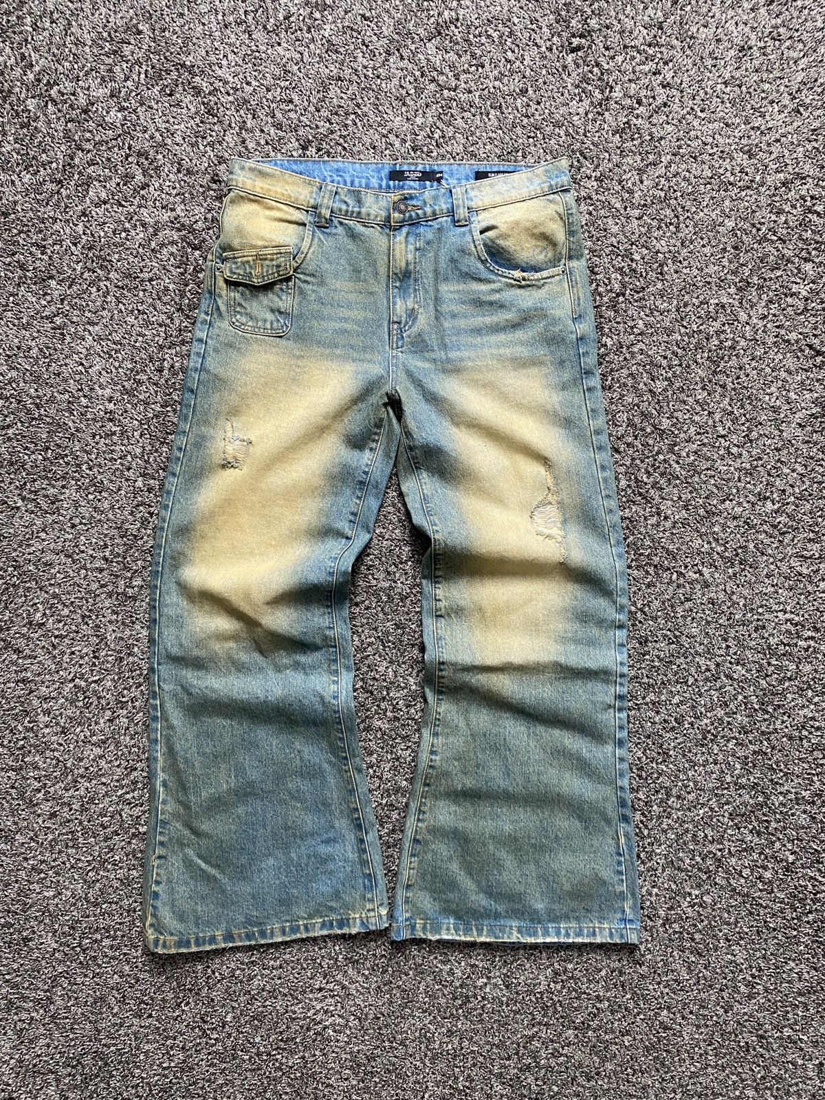 Jaded London Jaded London Sand Wash Blaze Jean Size US 34 / EU 50 - 1 Thumbnail