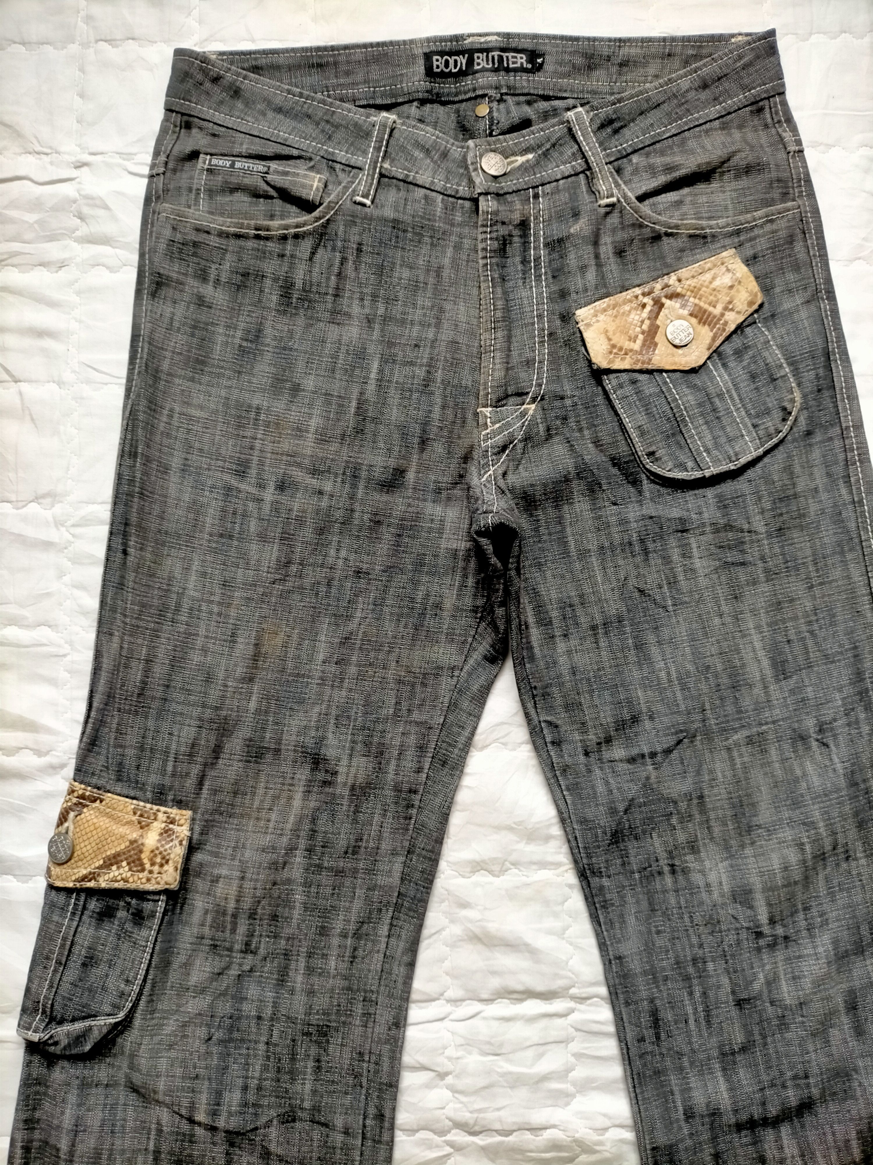 Le Grande Bleu (L.G.B.) Flare Jeans Body Butter Black Jeans Size US 30 / EU 46 - 6 Thumbnail