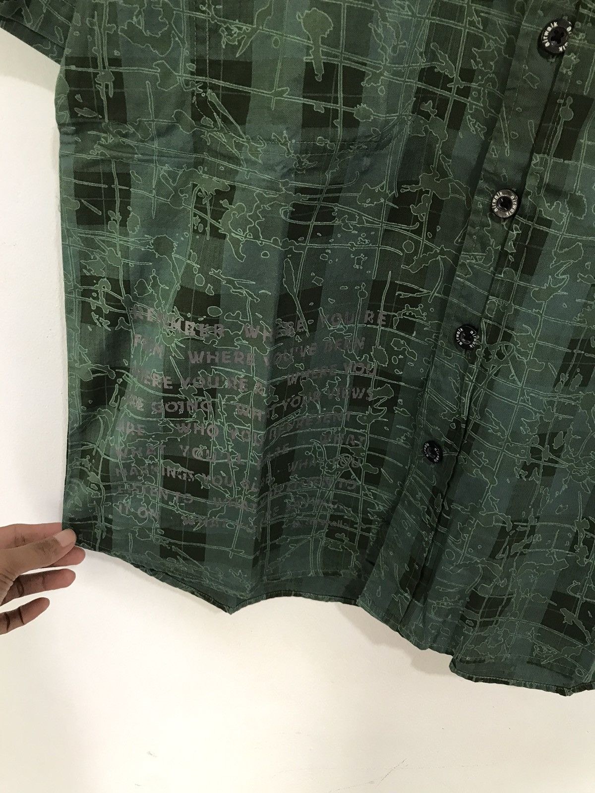 Hysteric Glamour Japanese Airwalk Camo Military poem Shirt Size US M / EU 48-50 / 2 - 2 Thumbnail