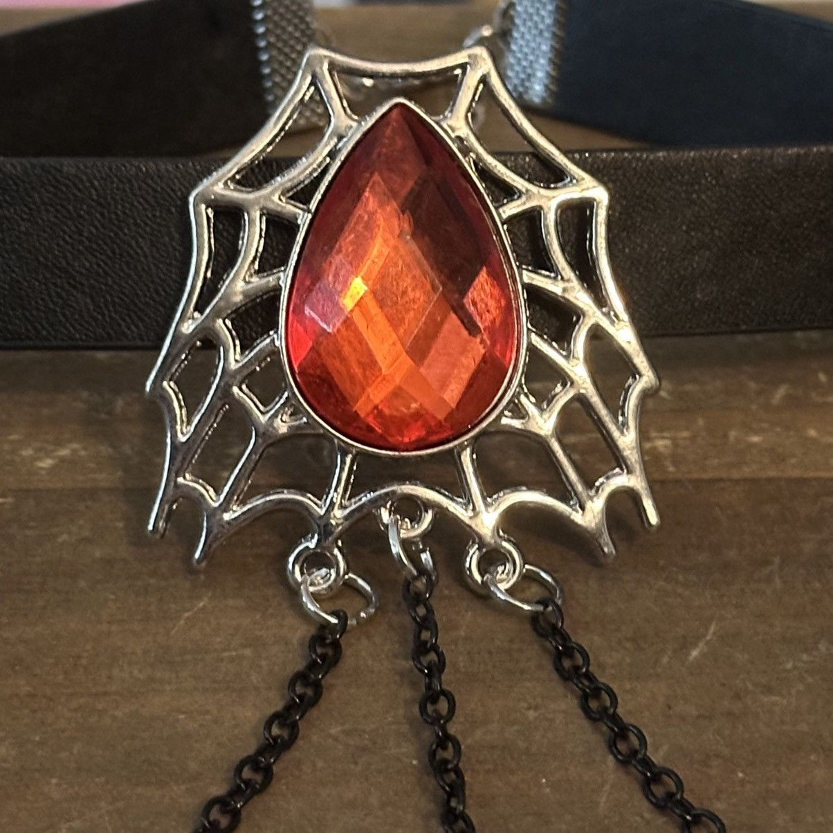 Other Spooky Halloween spider choker necklace Size ONE SIZE - 3 Thumbnail