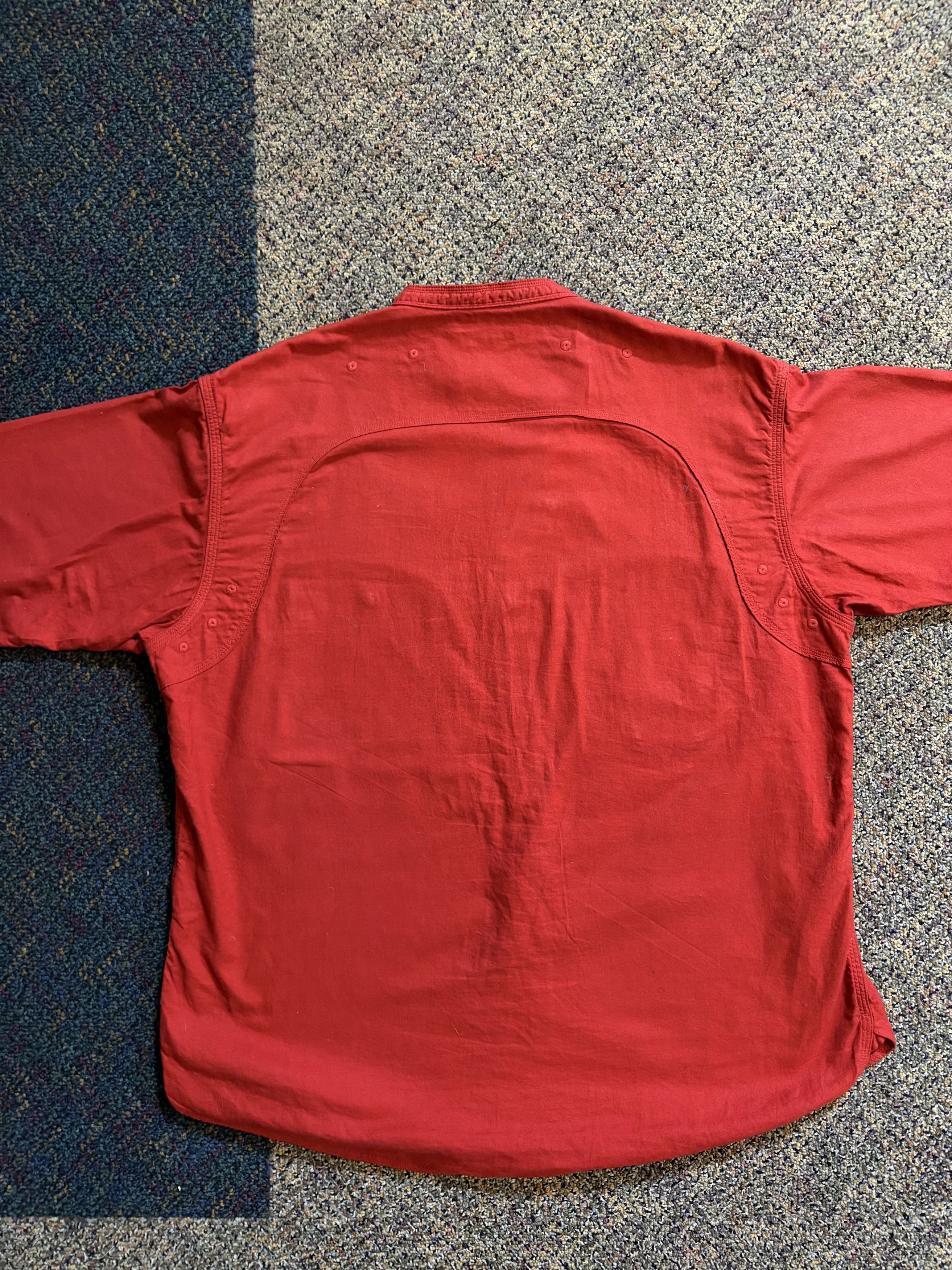Kapital Kapital Red Bib shirt Size US L / EU 52-54 / 3 - 3 Thumbnail