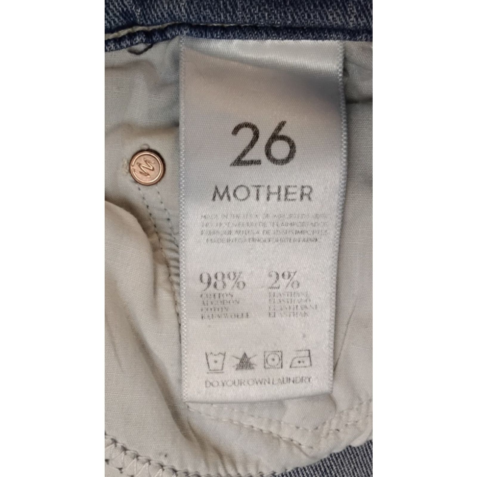 MOTHER Mother Jeans The Slacker Fray Women's 26x31 Light Wash Size 26" / US 2 / IT 38 - 9 Thumbnail