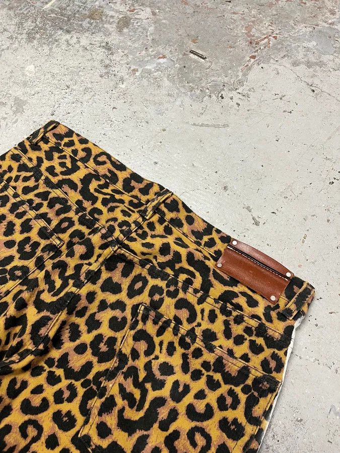 Dries Van Noten Dries Van Noten Leopard Print Camel Jeans Size US 32 / EU 48 - 9 Thumbnail
