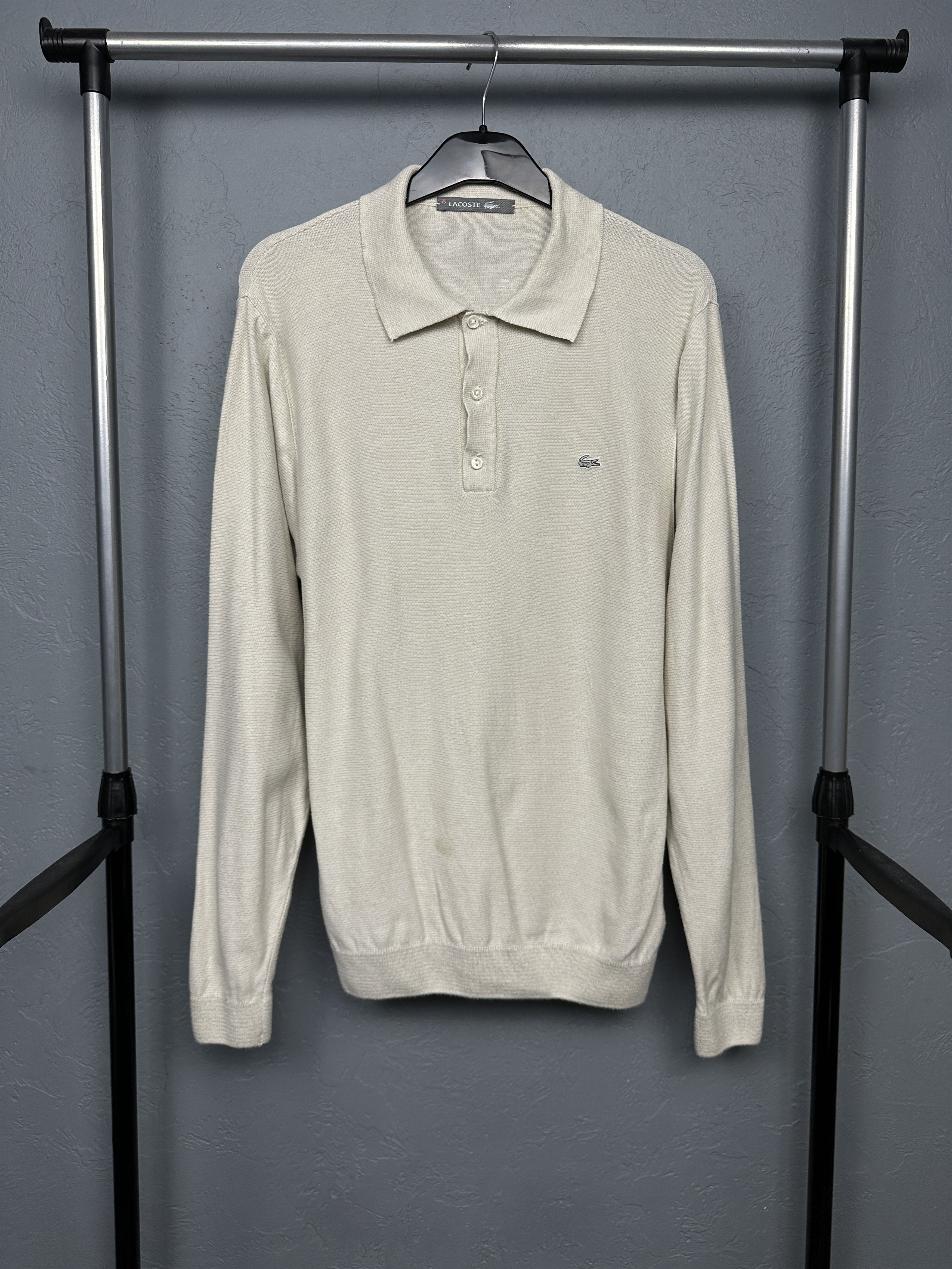 Lacoste Lacoste Vintage Mens Collared Sweater Size 4 M Size US M / EU 48-50 / 2 - 1 Thumbnail