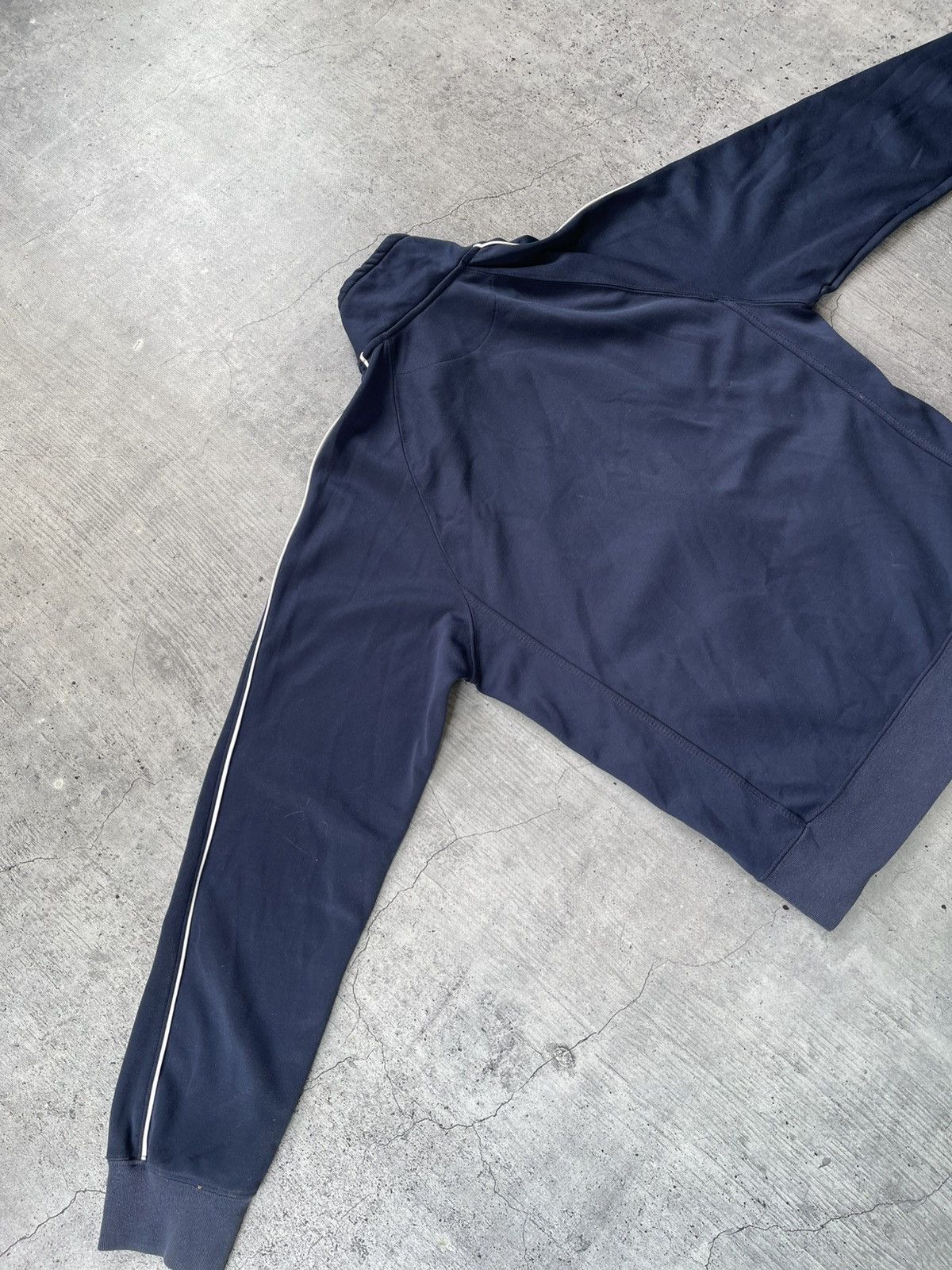 Nike × Vintage Nike Zip Streetwear Vintage Lodo Blue Size US S / EU 44-46 / 1 - 13 Thumbnail