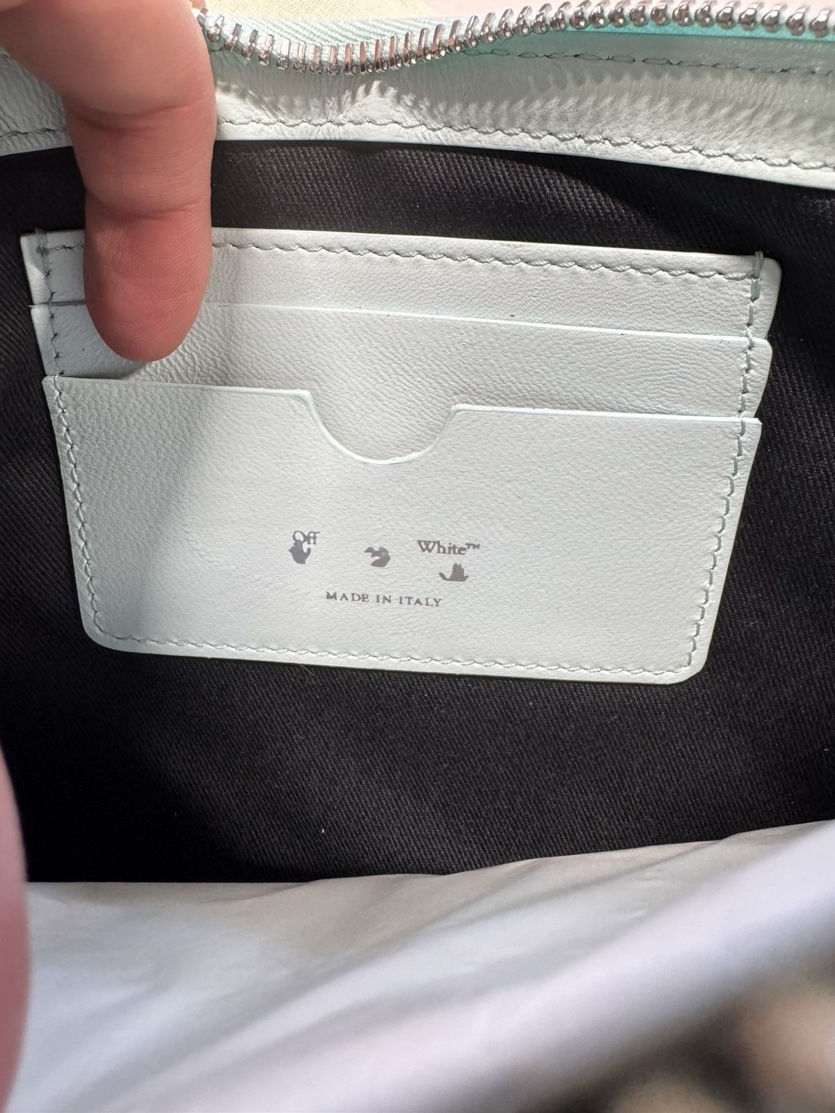 Off-White Off-White Jackhammer Leather Pouch NEW 750$ Size ONE SIZE - 3 Thumbnail