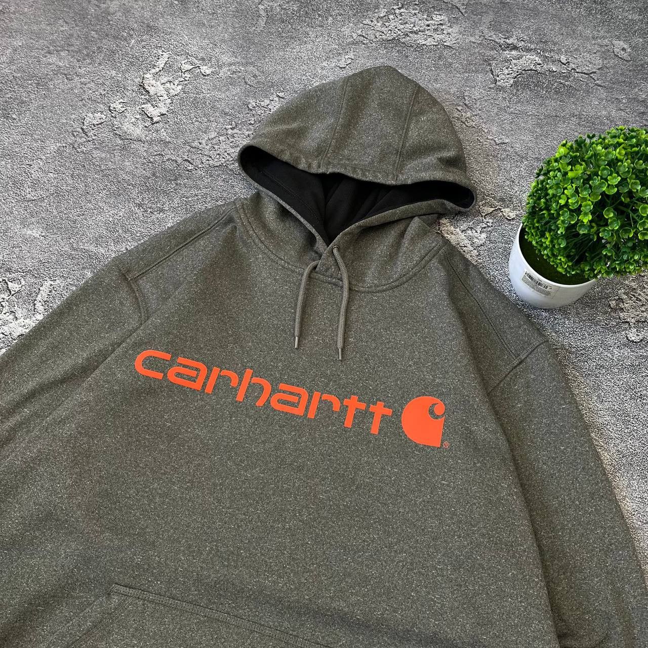Carhartt × Vintage Vintage Carhartt Hoodie Big Logo Size XL Relaxid Fit Size US XL / EU 56 / 4 - 9 Thumbnail