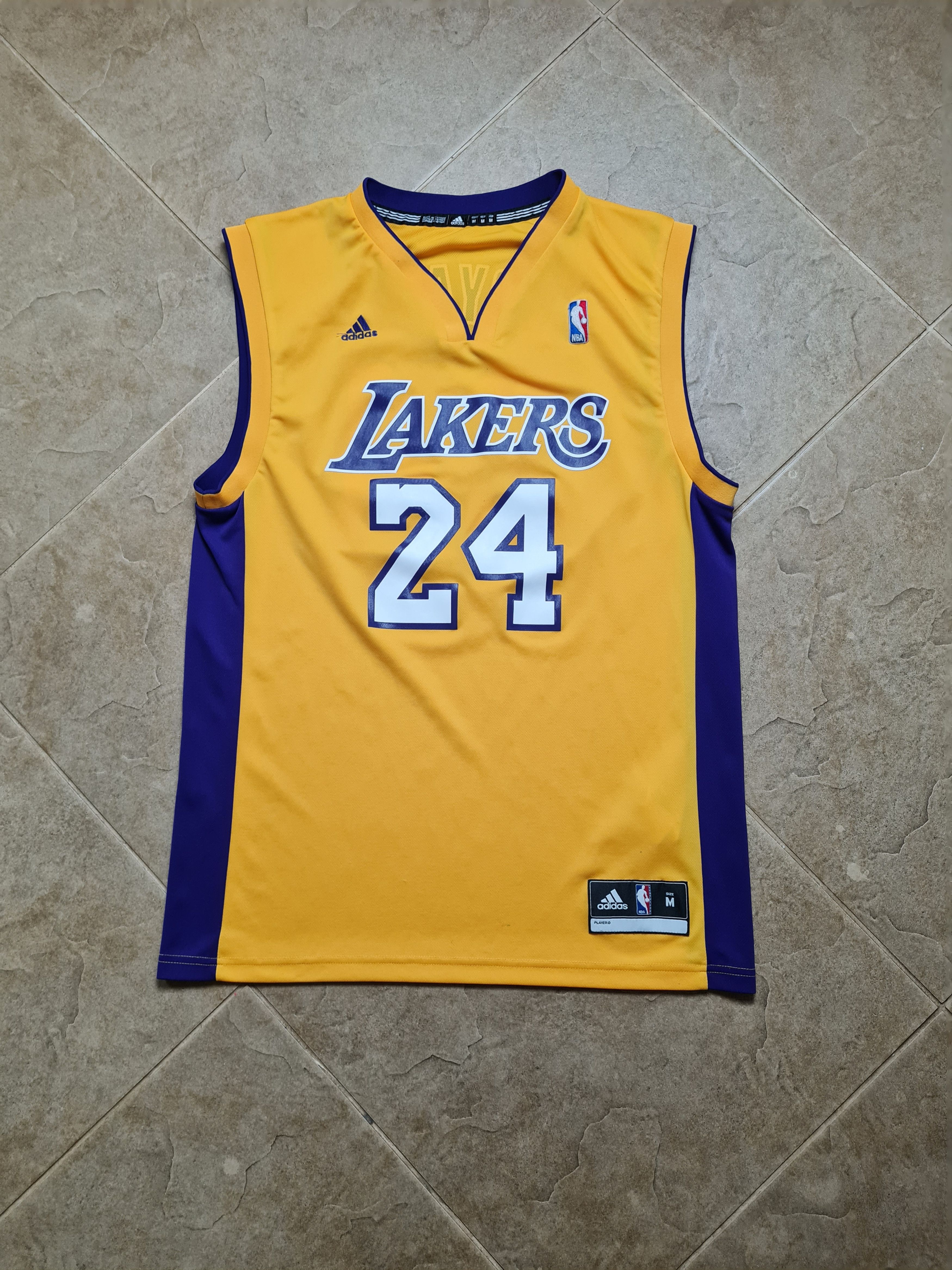 Adidas Adidas NBA Lakers #24 Bryant 2013 Yellow Men’s Shirts Size M Size US M / EU 48-50 / 2 - 3 Thumbnail