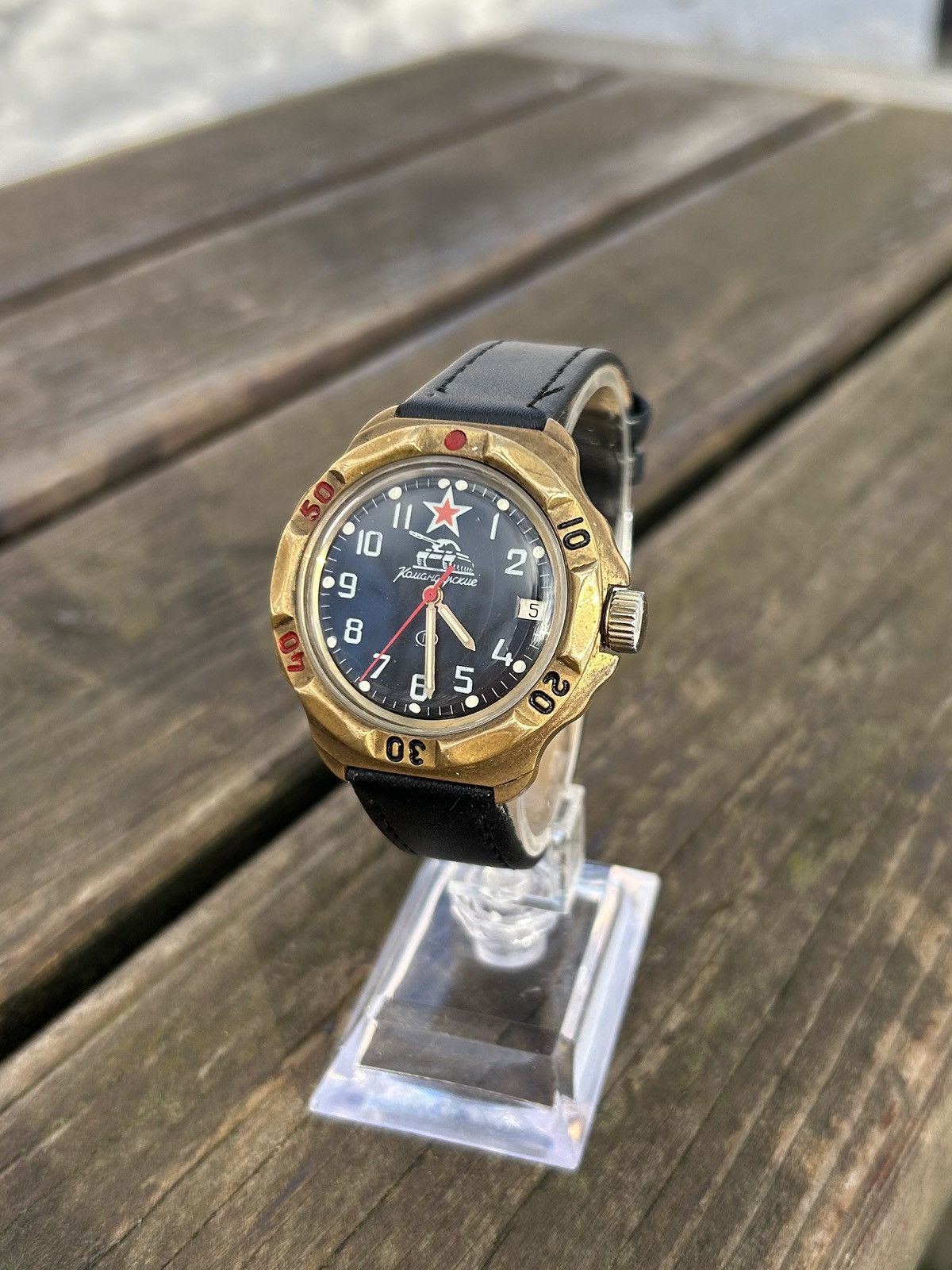 Vintage Vintage Watch Soviet USSR Mechanical Wostok Komandirskie Size ONE SIZE - 5 Thumbnail