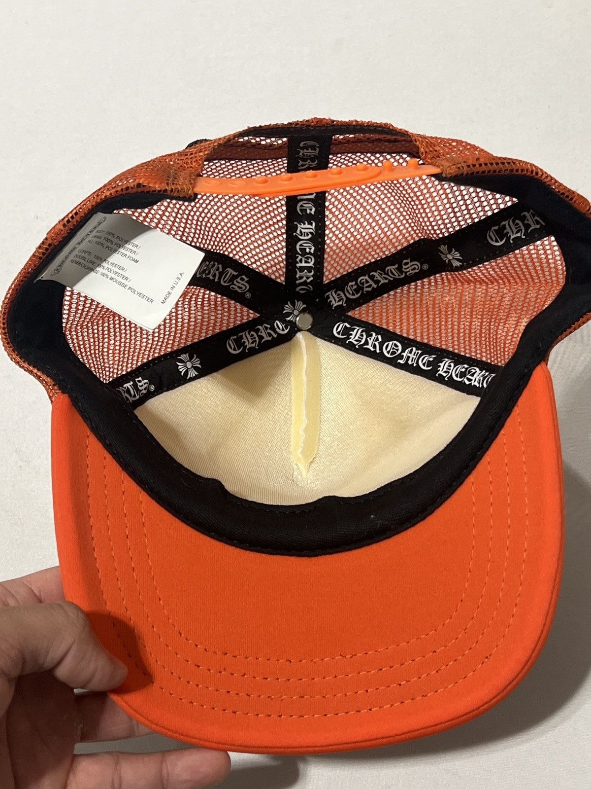 Chrome Hearts Chrome Hearts Matty Boy Sex Records Orange Cap Size ONE SIZE - 3 Thumbnail