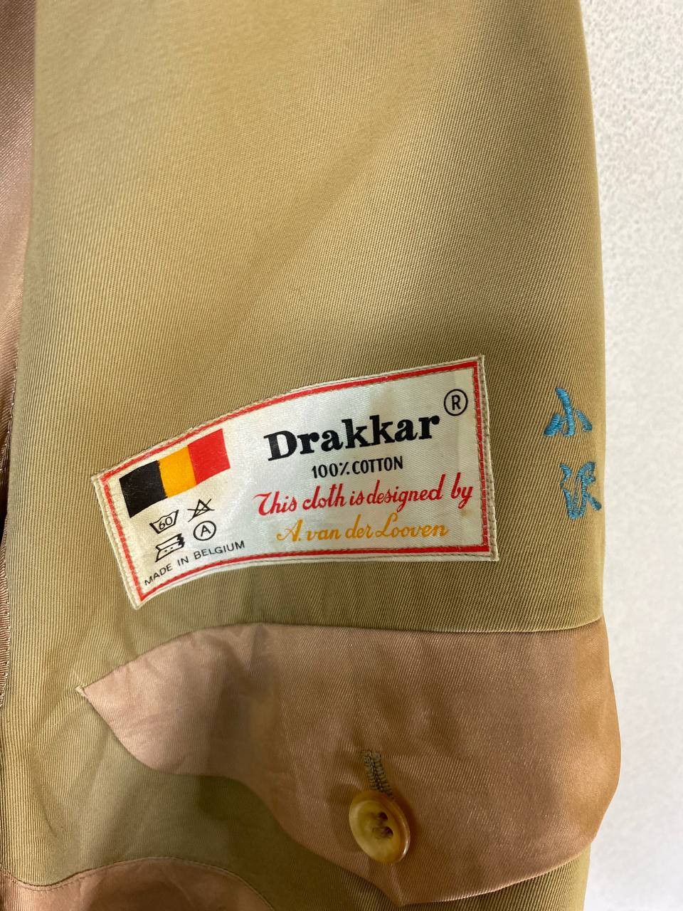 Other drakkar long jacket made in belgium nice design Size US L / EU 52-54 / 3 - 6 Thumbnail