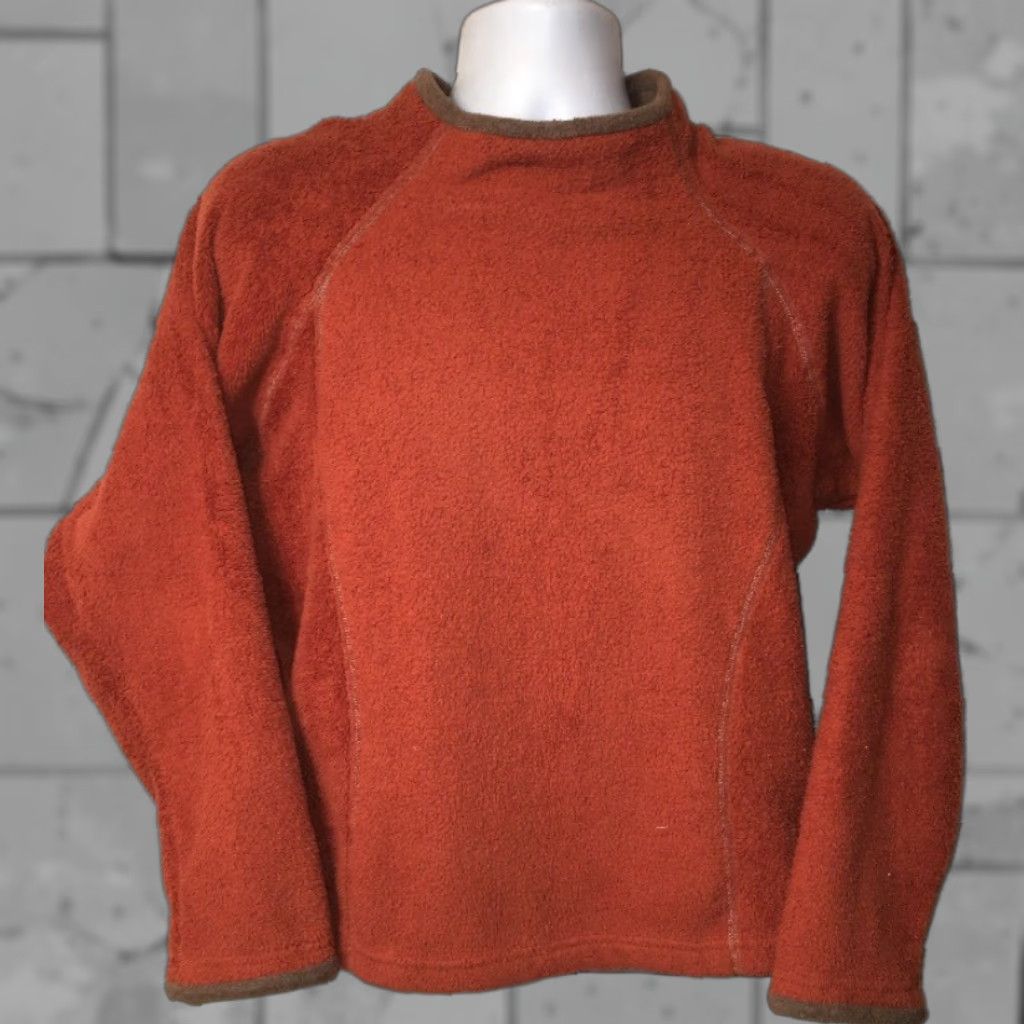 Vintage VINTAGE Wooly Bully Wear Sweater Orange Fleece Crewneck Size L Mens Size US L / EU 52-54 / 3 - 1 Thumbnail