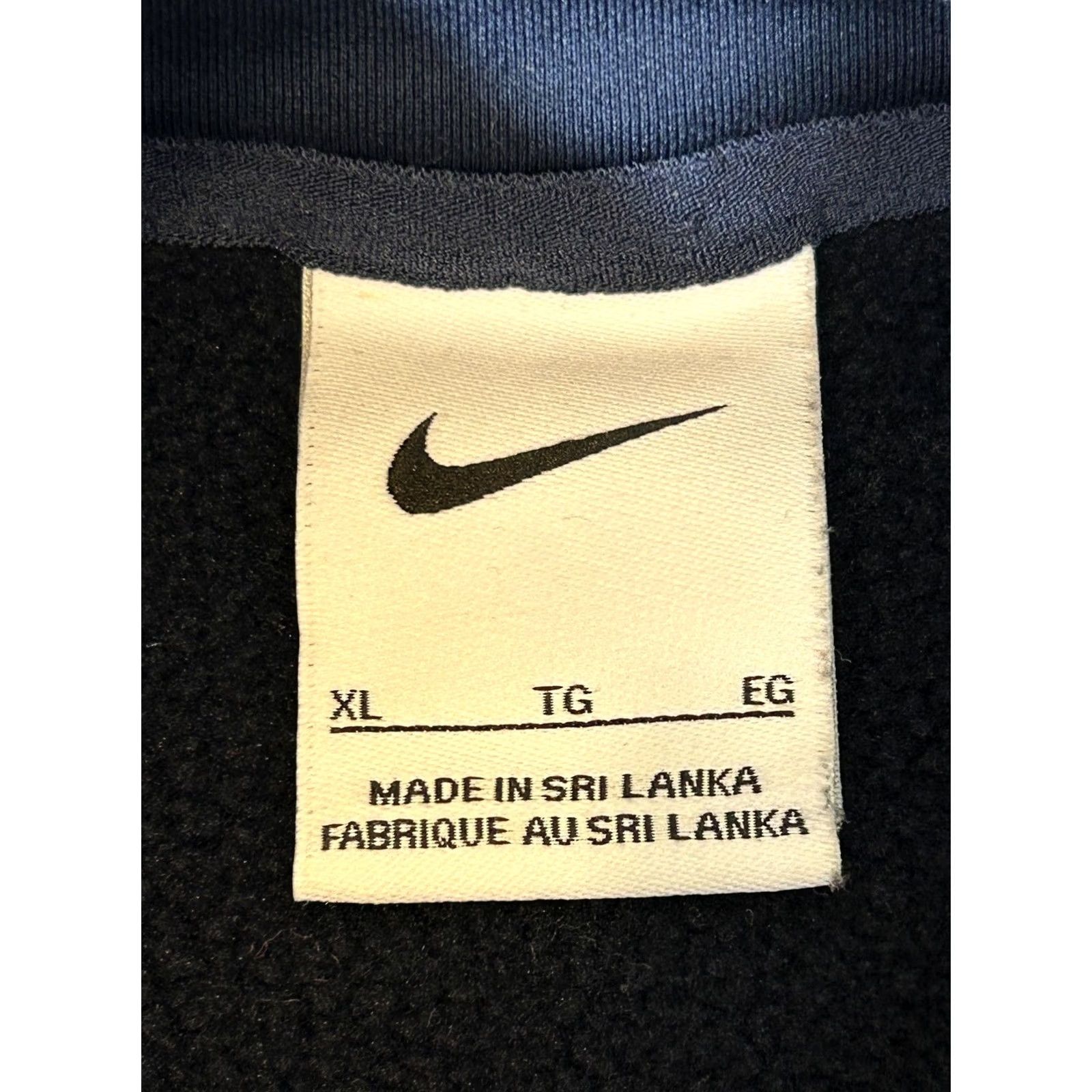 Nike Nike Sweatshirt Womens XL Navy Blue Therma 1/4 Zip Training Pullover Athletic Size XL / US 12-14 / IT 48-50 - 7 Thumbnail