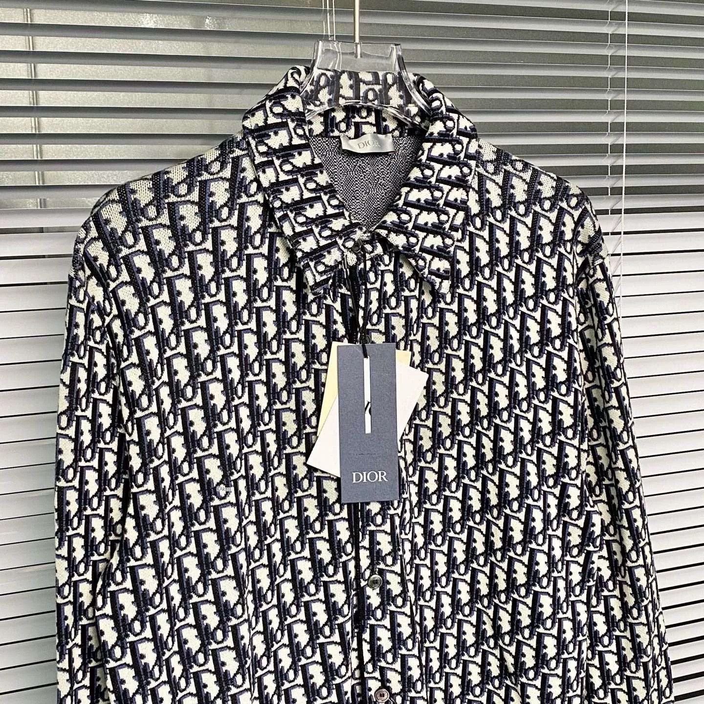 Dior Dior Oblique Logo Knit Shirt Jacket Size US XS / EU 42 / 0 - 3 Thumbnail