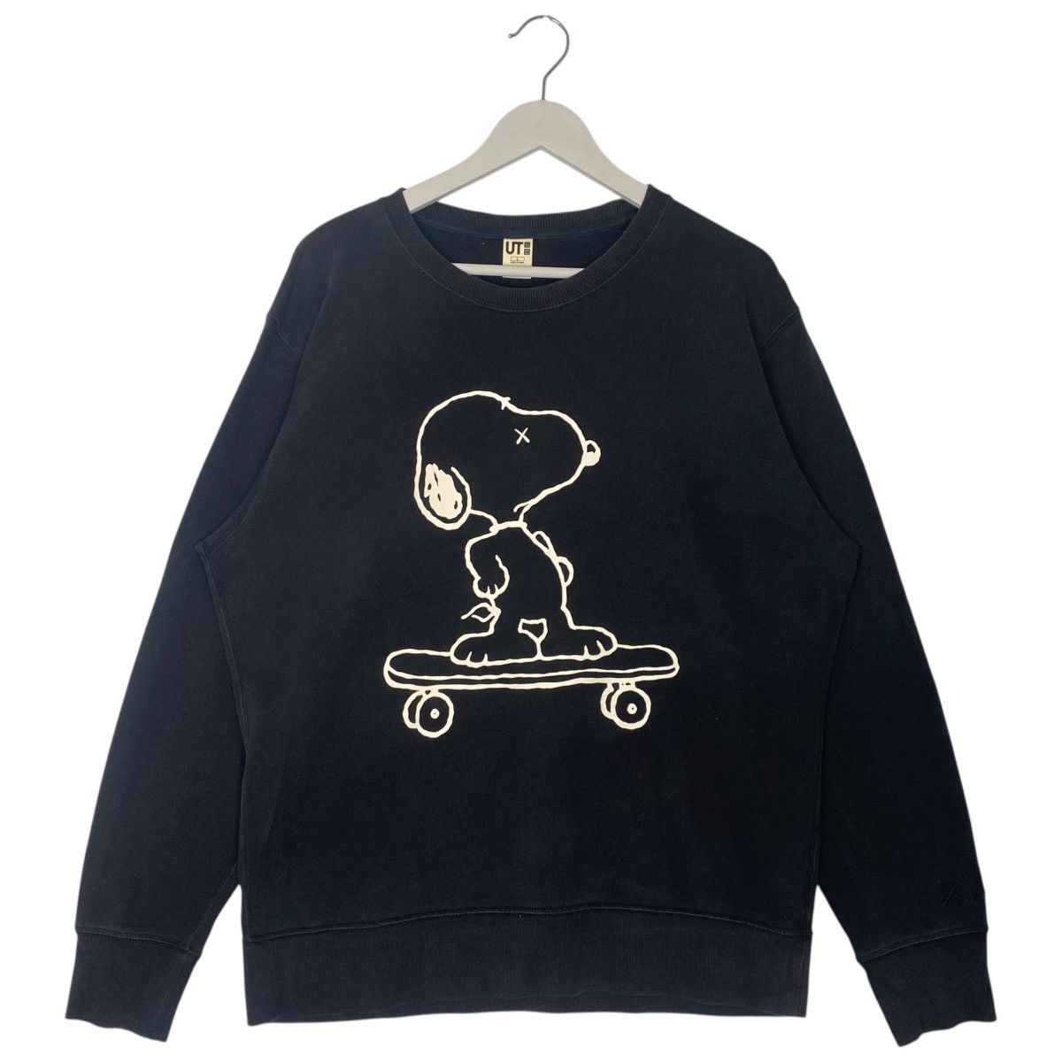 Vintage Vintage Peanuts Printed Crewneck Sweatshirt Black Size L Size US L / EU 52-54 / 3 - 1 Thumbnail