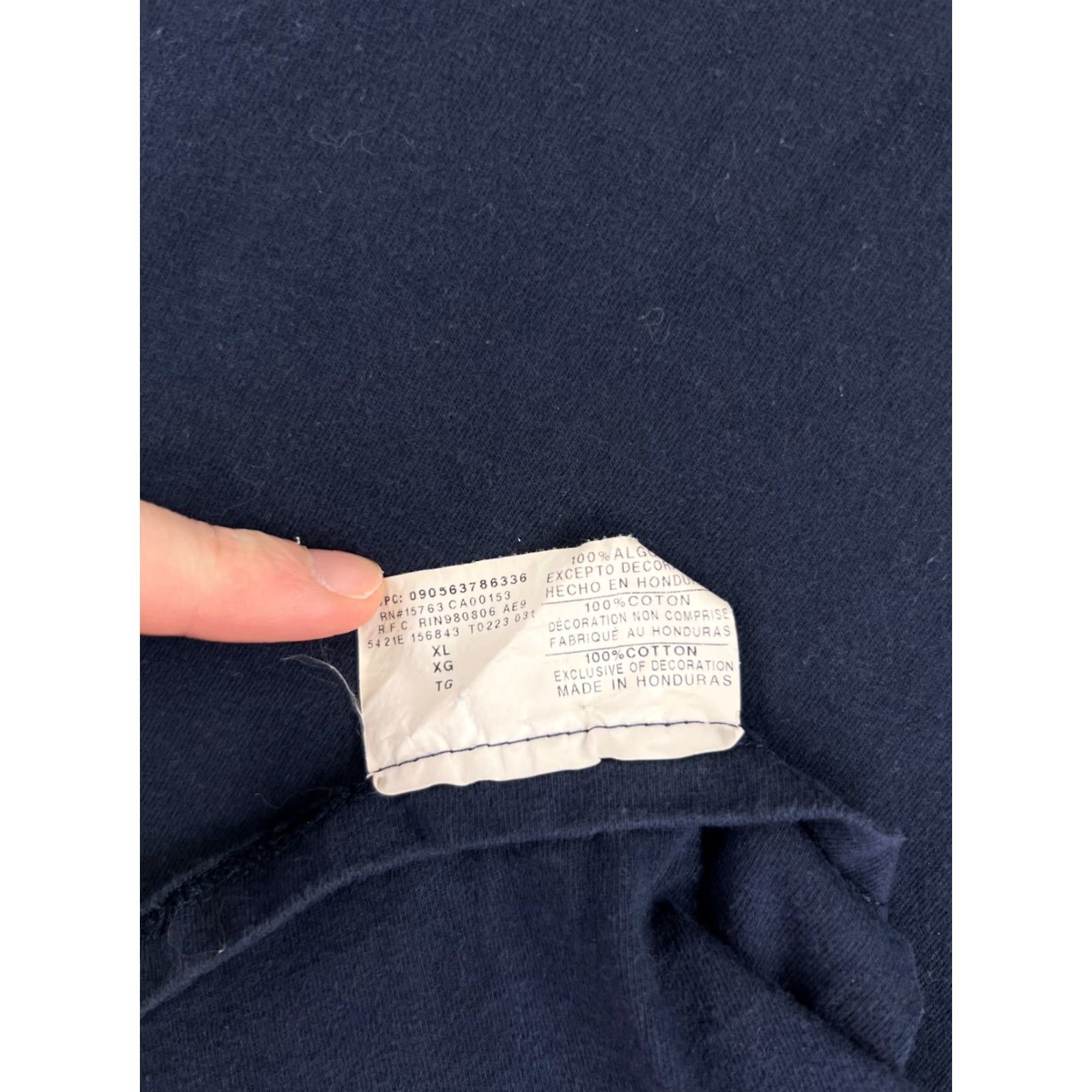 Champion Champion Shirt Mens XL Blue Crew Neck Logo Short Sleeve Cotton Size US XL / EU 56 / 4 - 5 Thumbnail