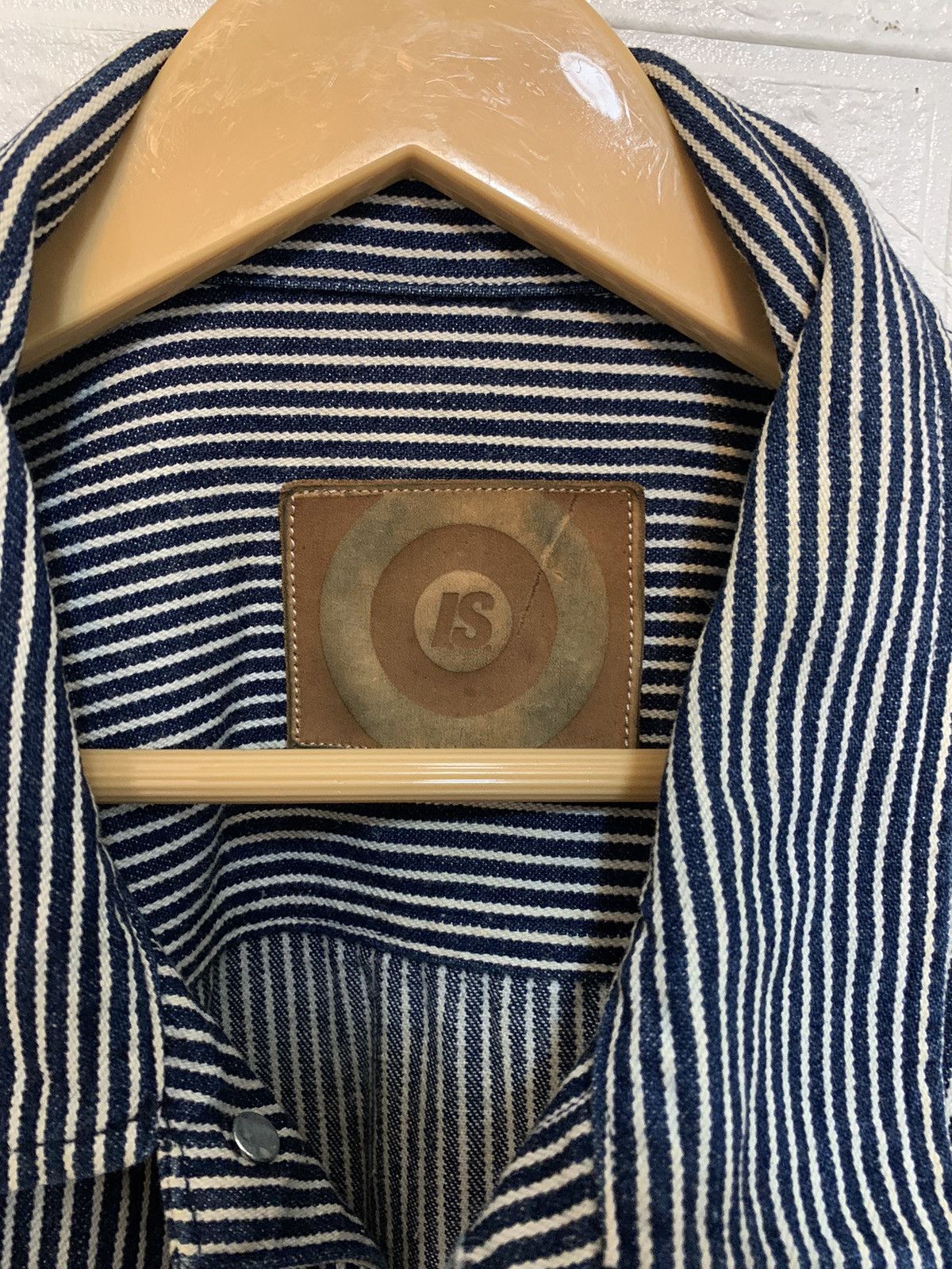 Issey Miyake Vintage Issey Miyake Hickory Stripe Asymemetrical Jacket Size US M / EU 48-50 / 2 - 3 Thumbnail