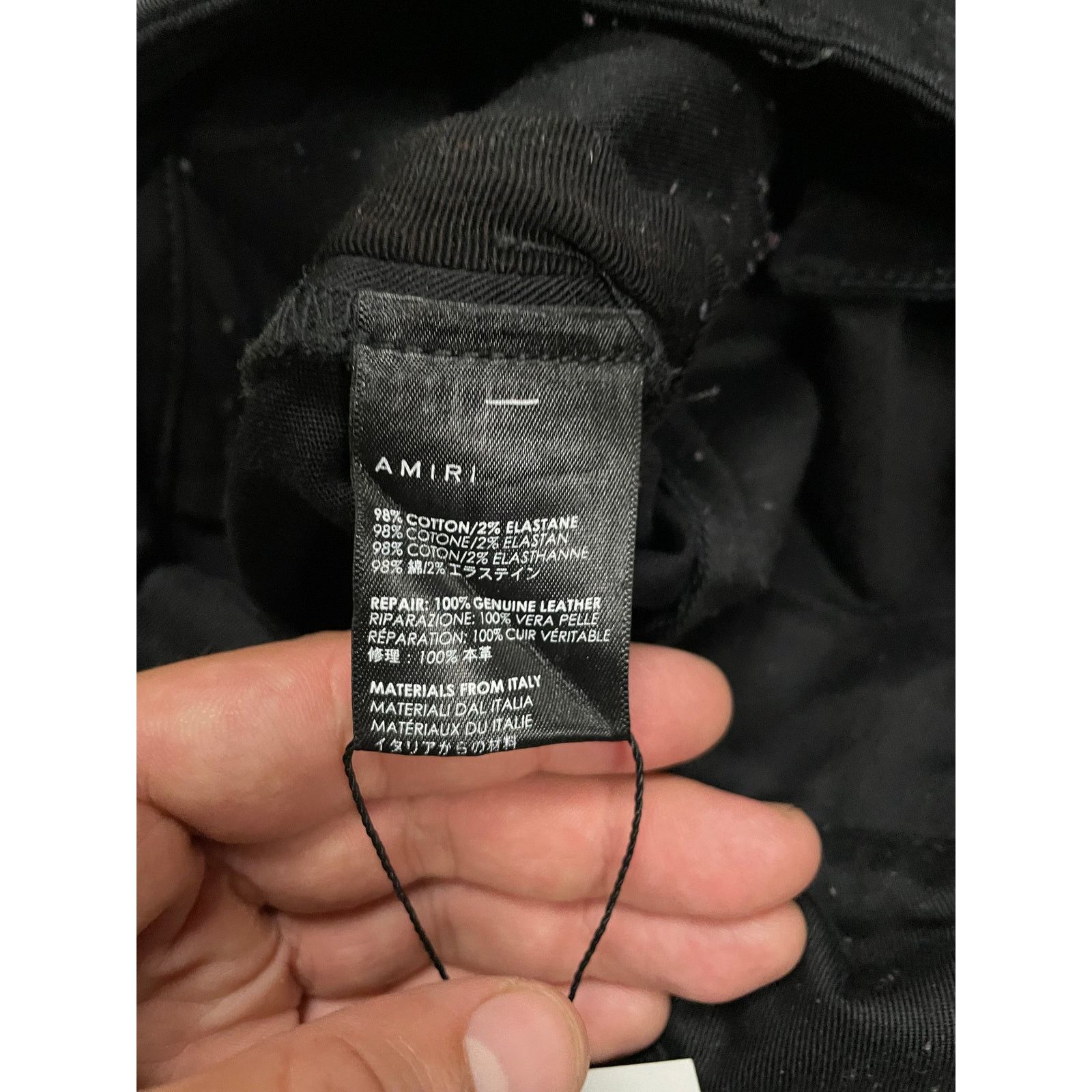 Amiri Amiri Cargo Pants Camo Black Patch 33 Used Size US 33 - 5 Thumbnail