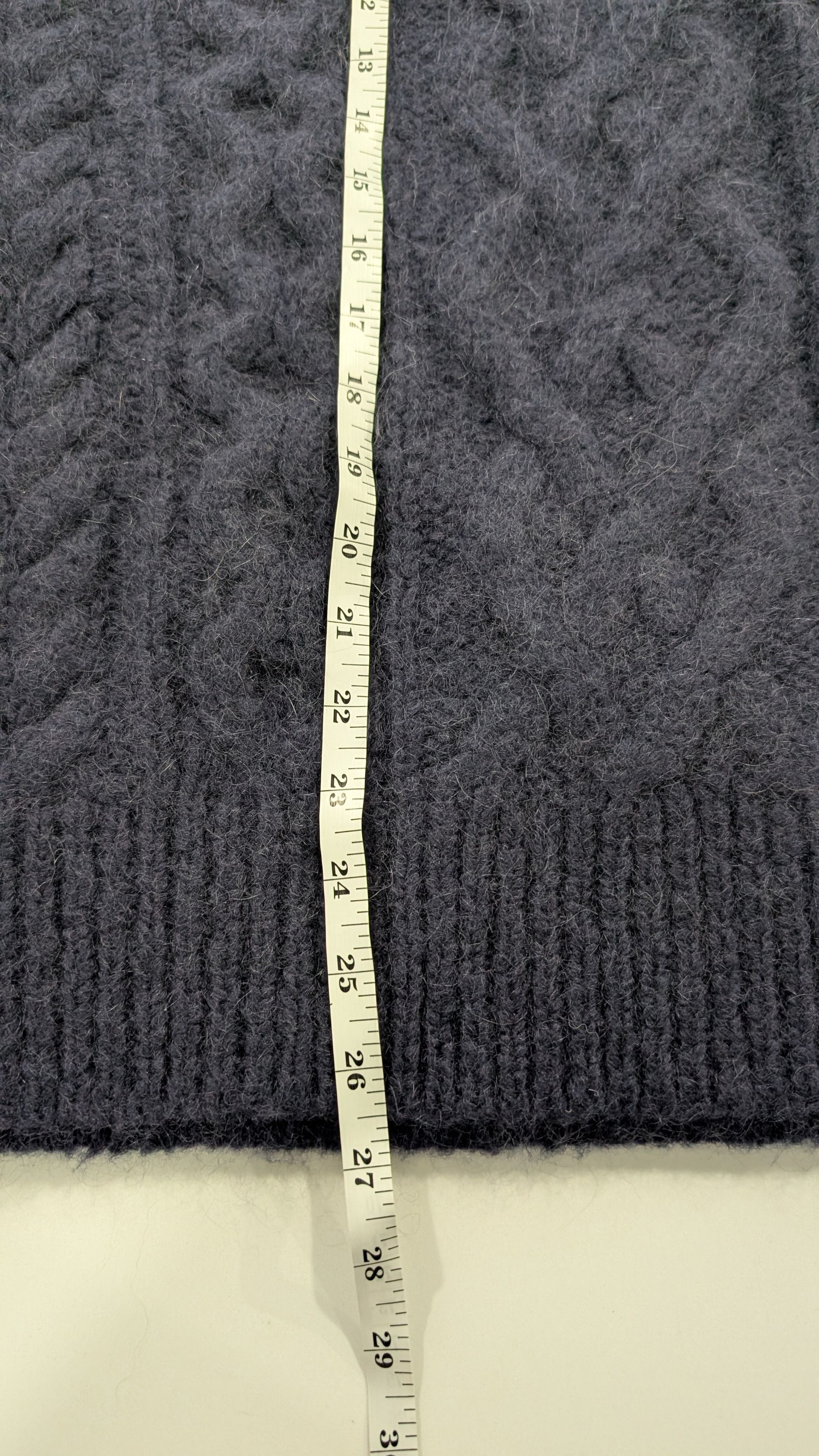 Isabel Marant Isabel Marant Erik Sweater Mohair Midnight Blue Cable Knit Size US S / EU 44-46 / 1 - 8 Thumbnail