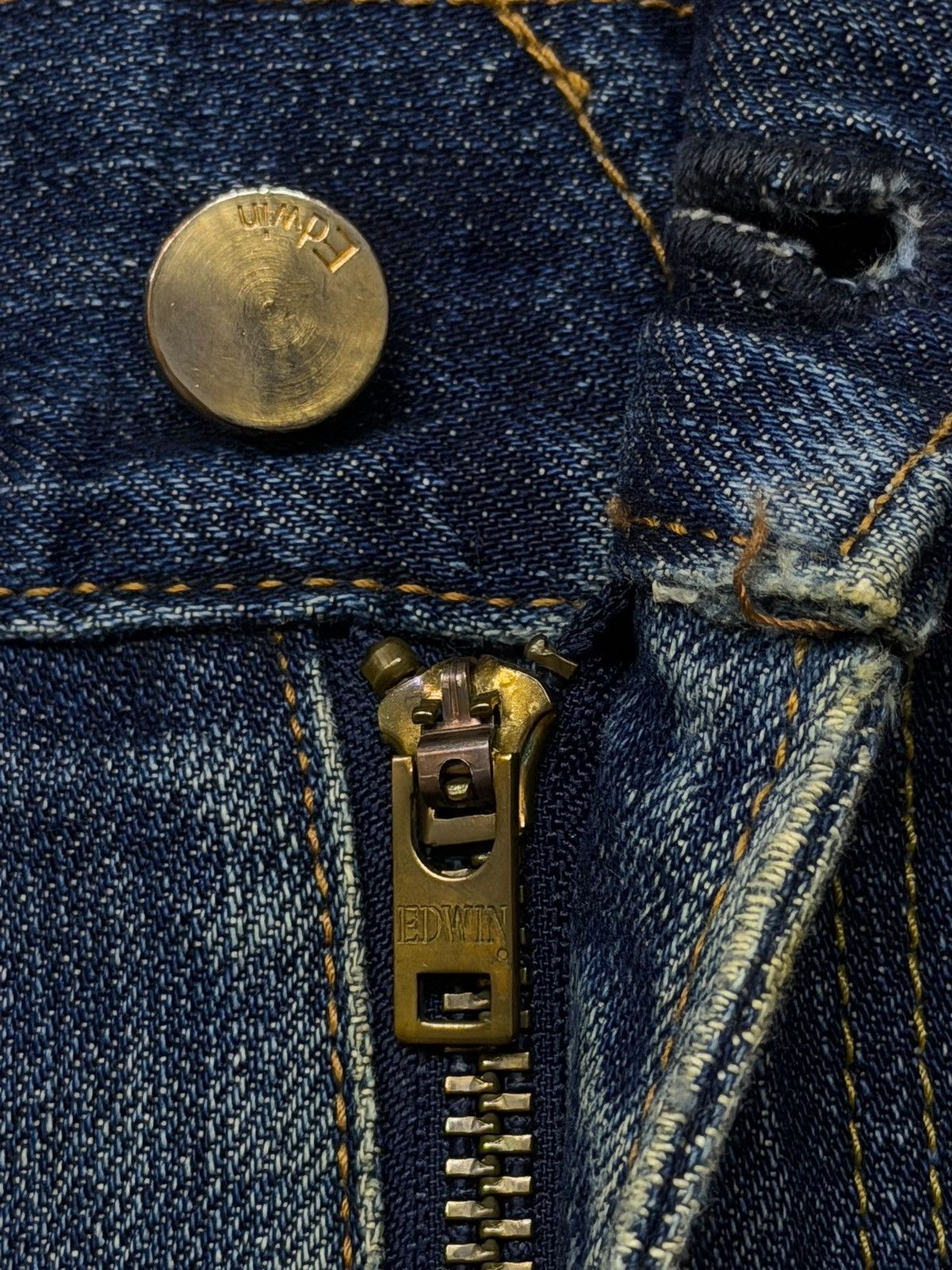 Edwin Vintage 503 SS Japan Denim Jeans | Relaxed Straight | W34 Size US 34 / EU 50 - 10 Thumbnail