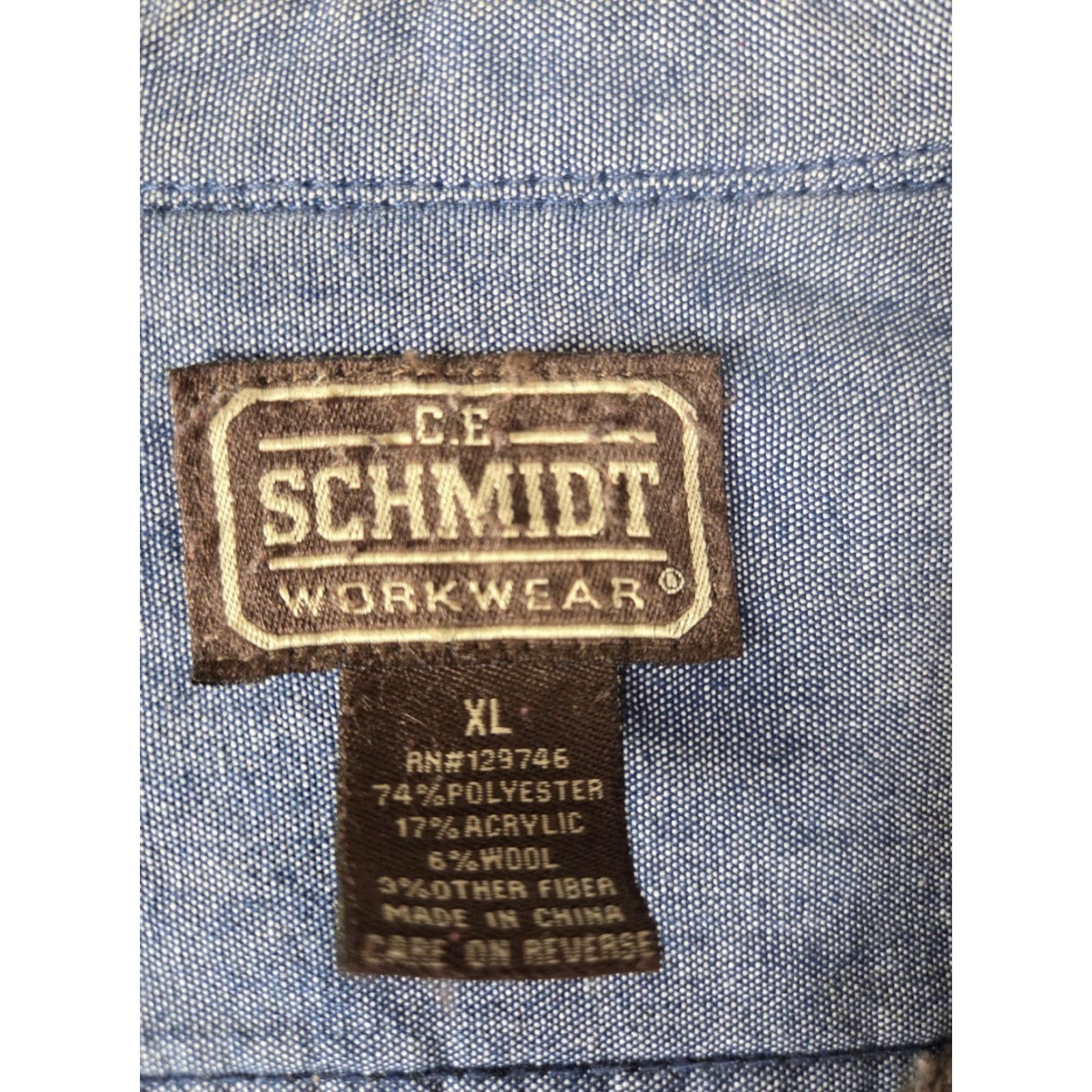 Vintage Schmidt Workwear Shirt Mens XL Aztec Button Up Heavy Fannel Western Casual Size US XL / EU 56 / 4 - 3 Thumbnail