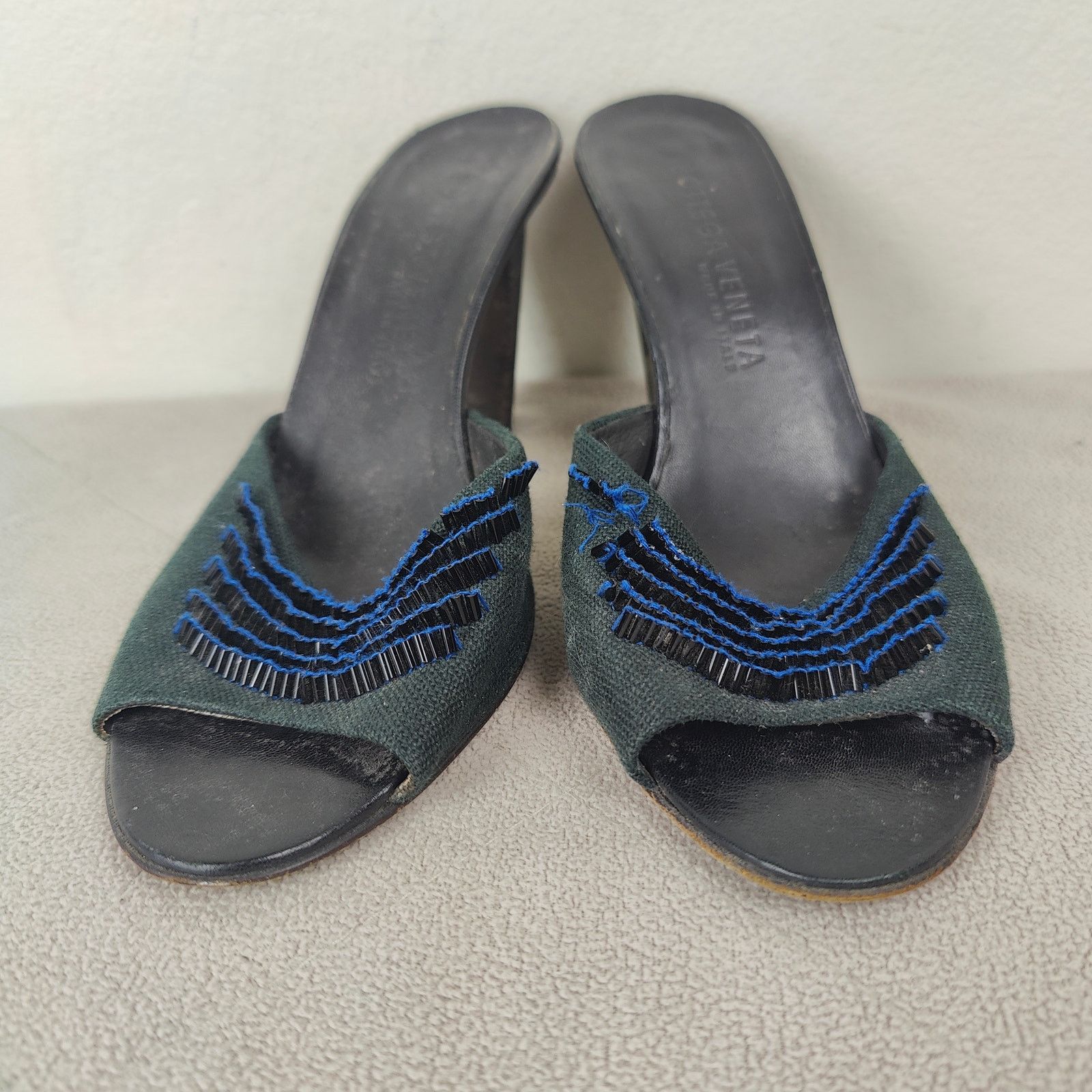 Bottega Veneta Vintage Bottega Veneta Block Heel Sandals Womens 6.5 Size US 6.5 / IT 36.5 - 3 Thumbnail
