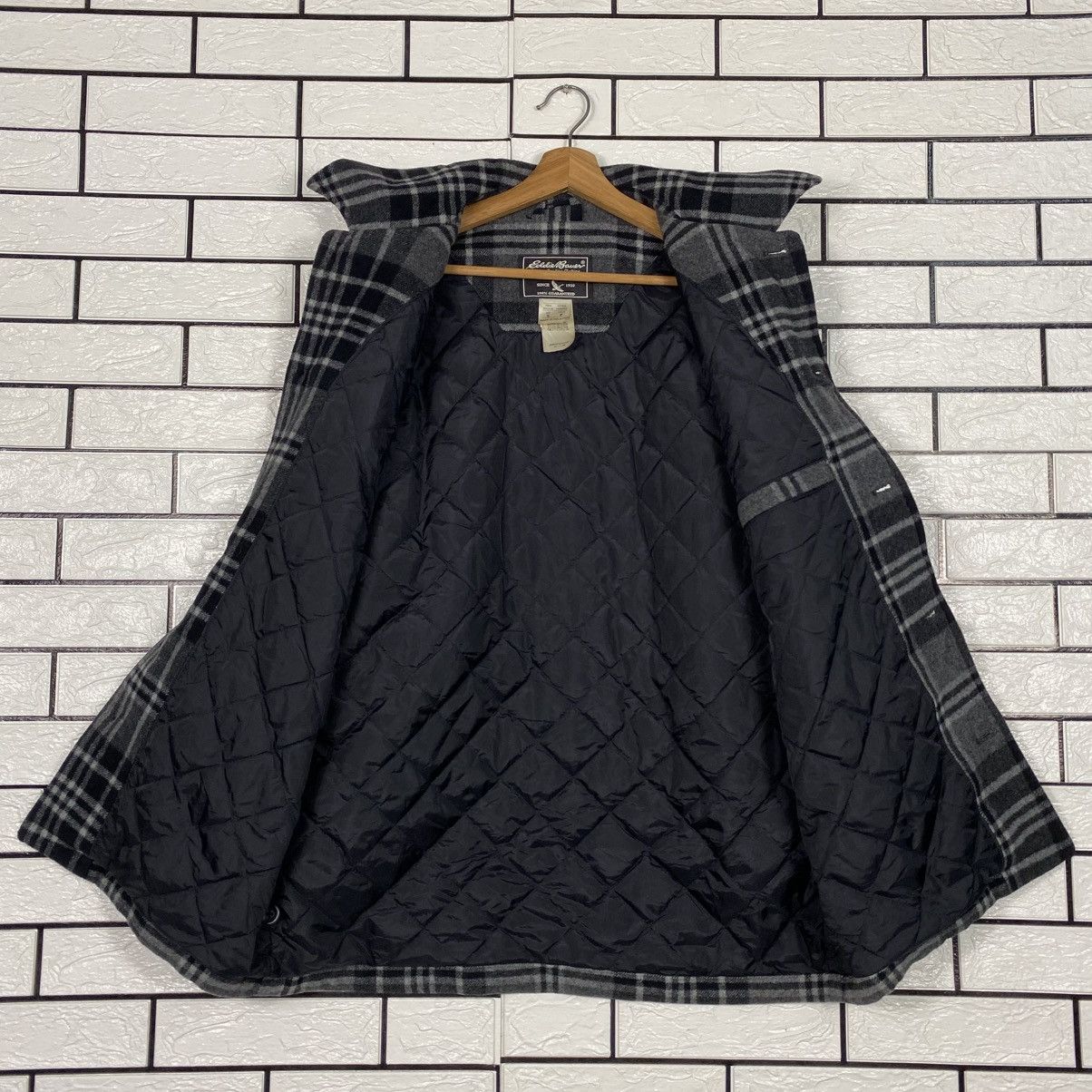 Japanese Brand Vintage Wool Jacket Eddie Bauer Tartan Design Issey Miyake Size US S / EU 44-46 / 1 - 14 Thumbnail